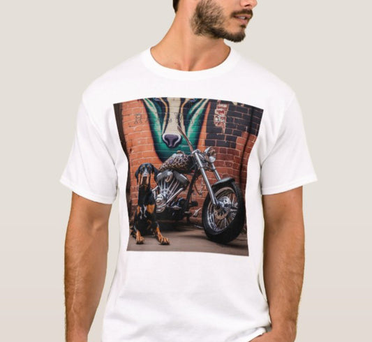Doberman Chopper T-Shirt | Chopper TShirt |That Should Be on a T-Shirt