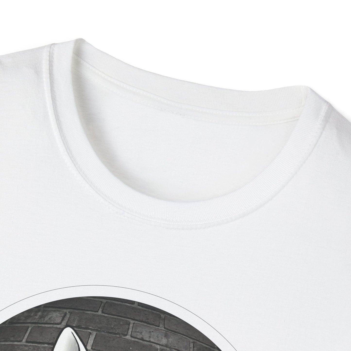 Bull Terrier Cartoon T-Shirt — Cute Dog Face Graphic Tee - That Should Be on a T-Shirt