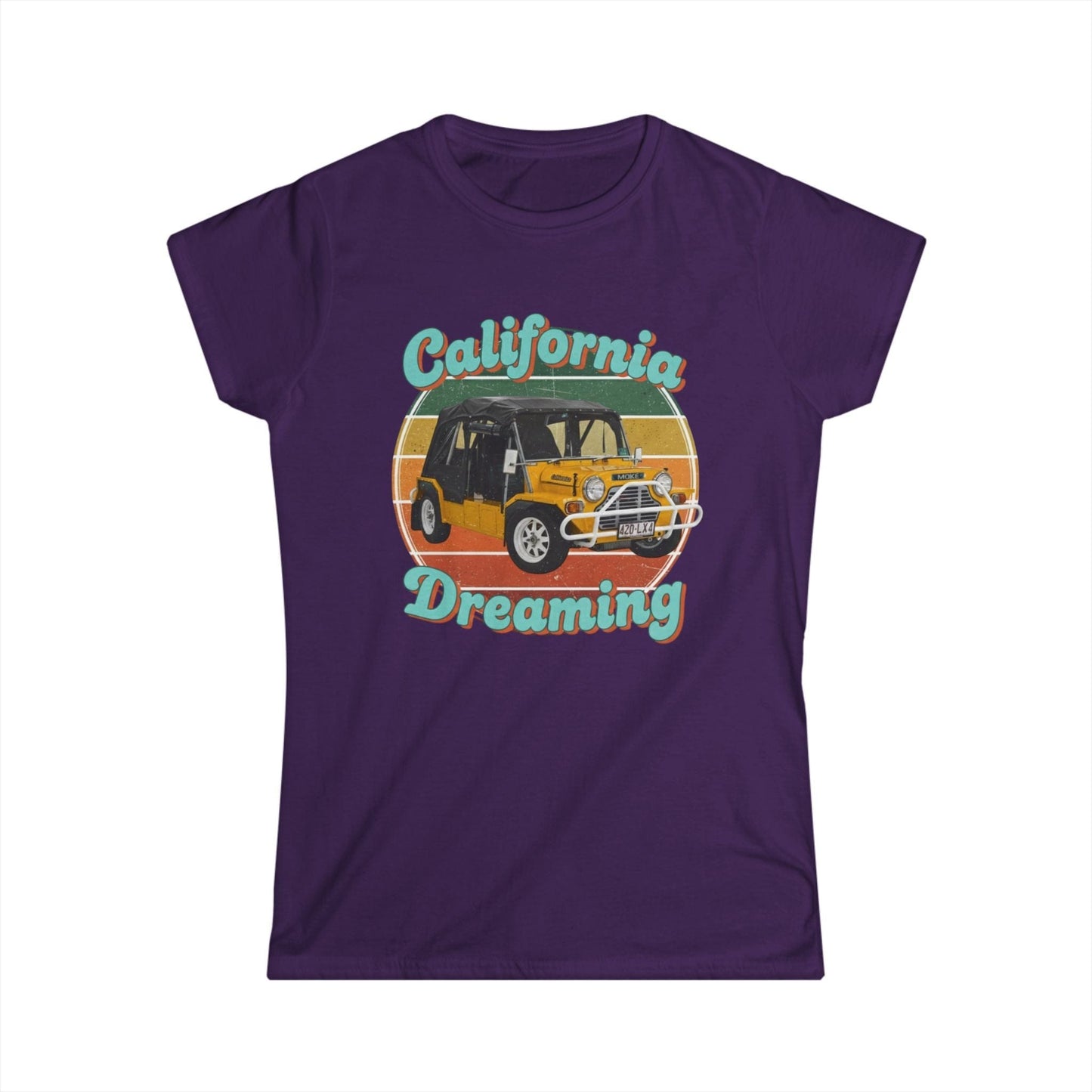 California Dreaming Tee — Vintage Surf Moke Women’s Shirt - That Should Be on a T-Shirt