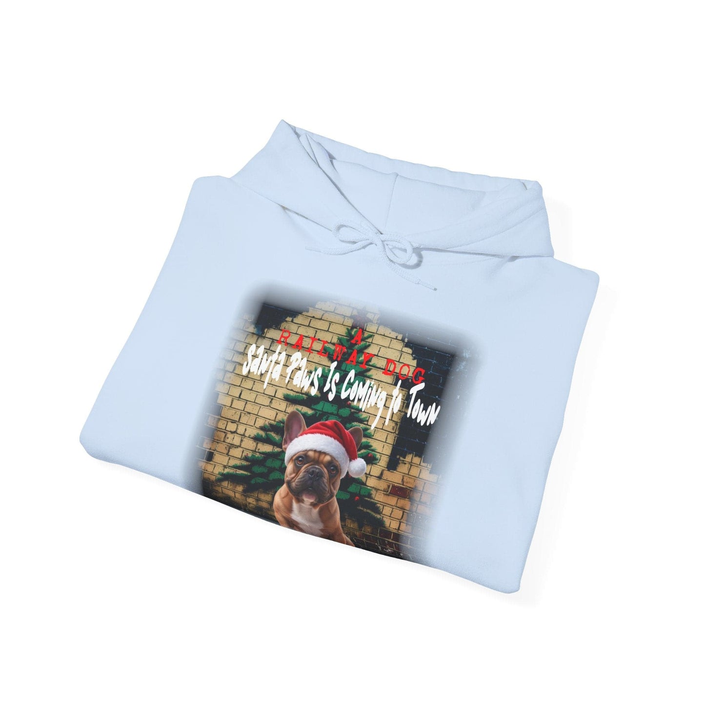 Santa Paws Is Coming to Town' French Bulldog Christmas Hoodie - Limited Stock!
