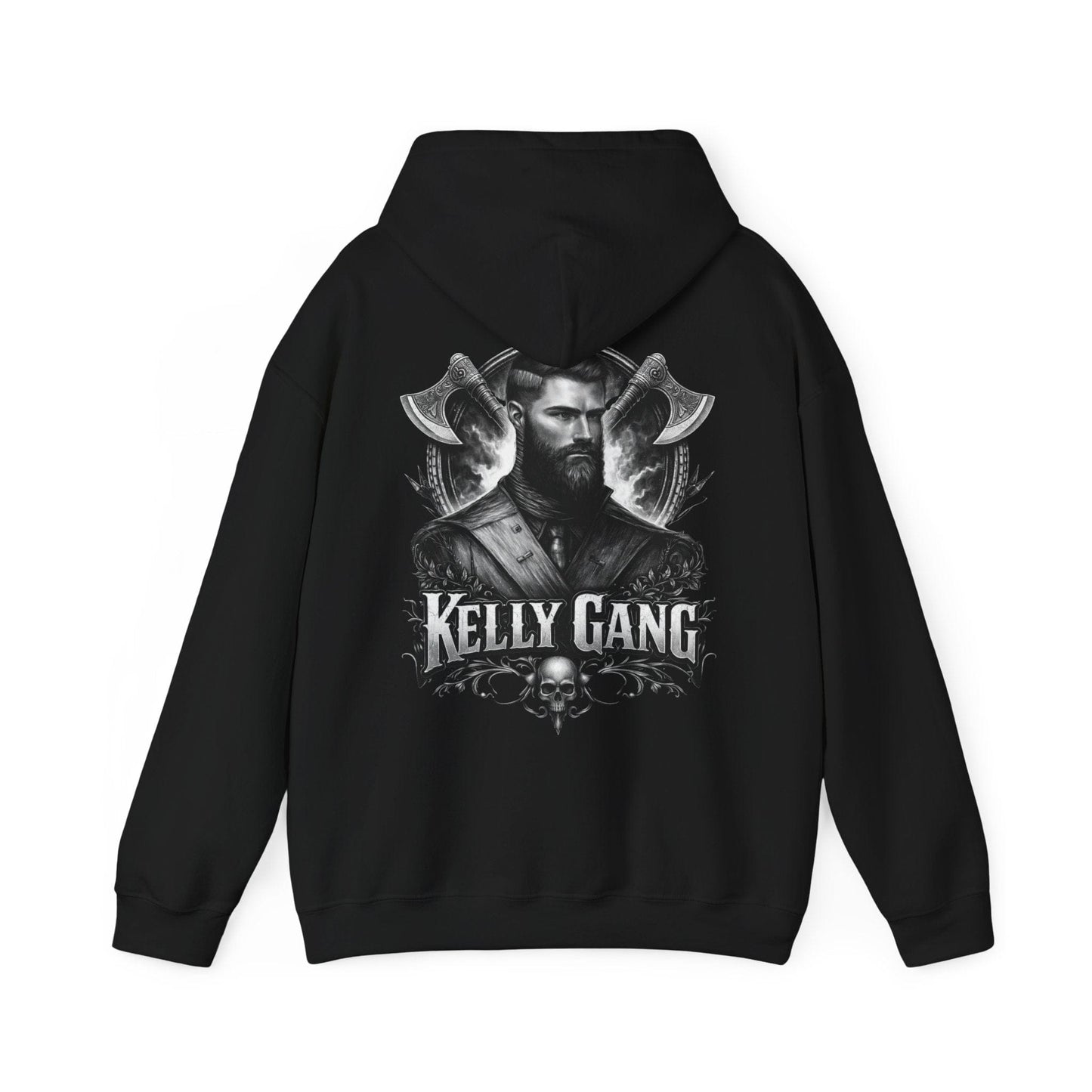 Kelly Gang Hoodie – Vintage Outlaw Portrait Pullover - That Should Be on a T-Shirt