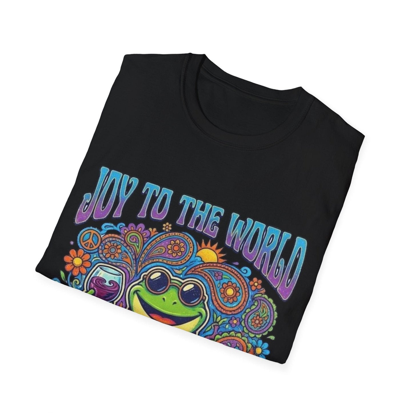 Joy to the World T-Shirt — Psychedelic Holiday Graphic Tee - That Should Be on a T-Shirt