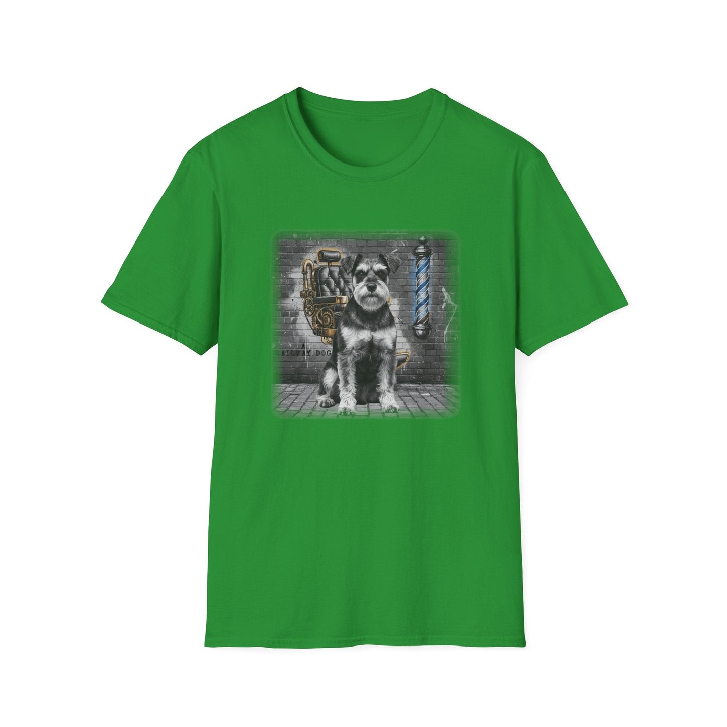 The Dapper Schnauzer Barbershop Tee - That Should Be on a T-Shirt