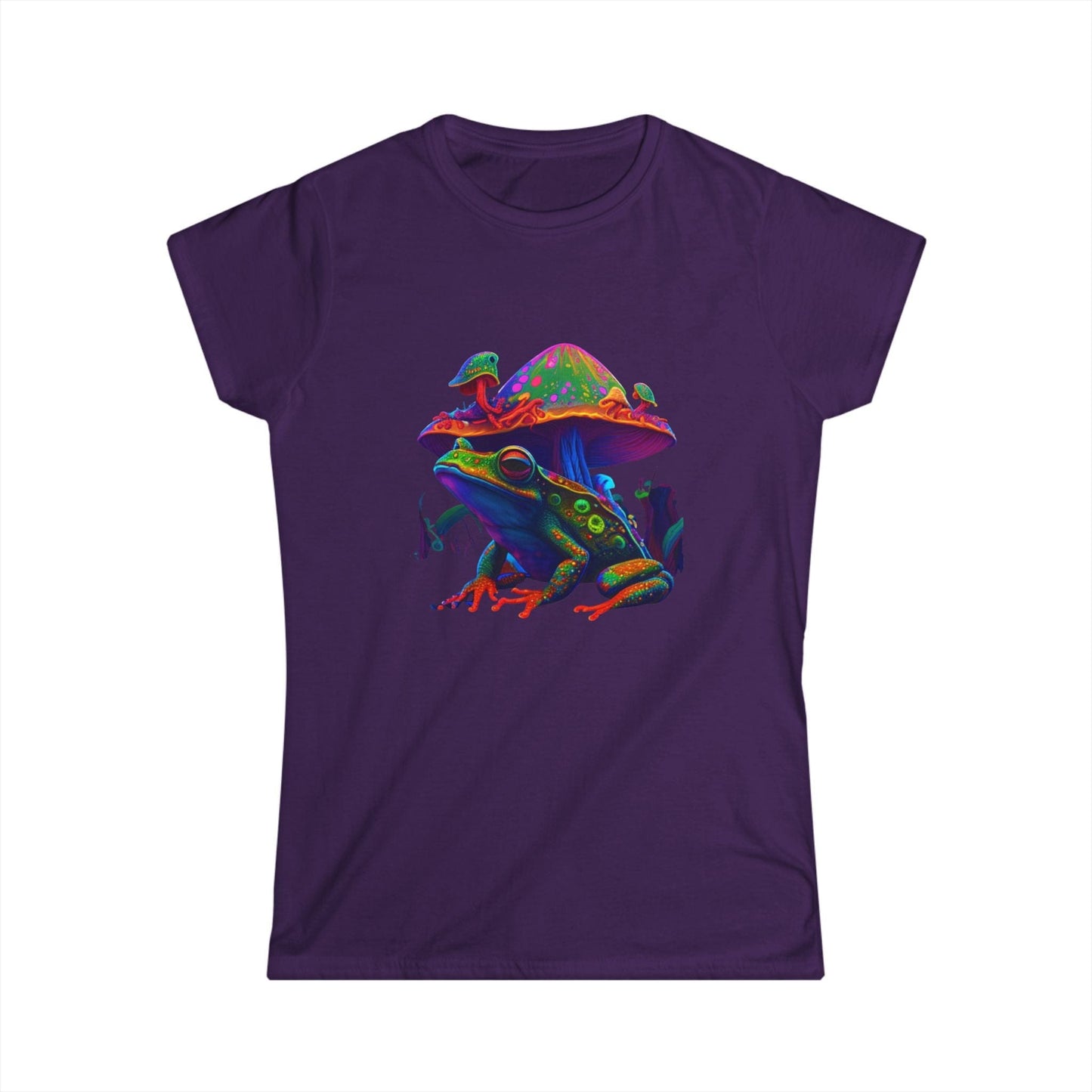 Cosmic Frog Mushroom Tee – Psychedelic Nature Graphic T-Shirt