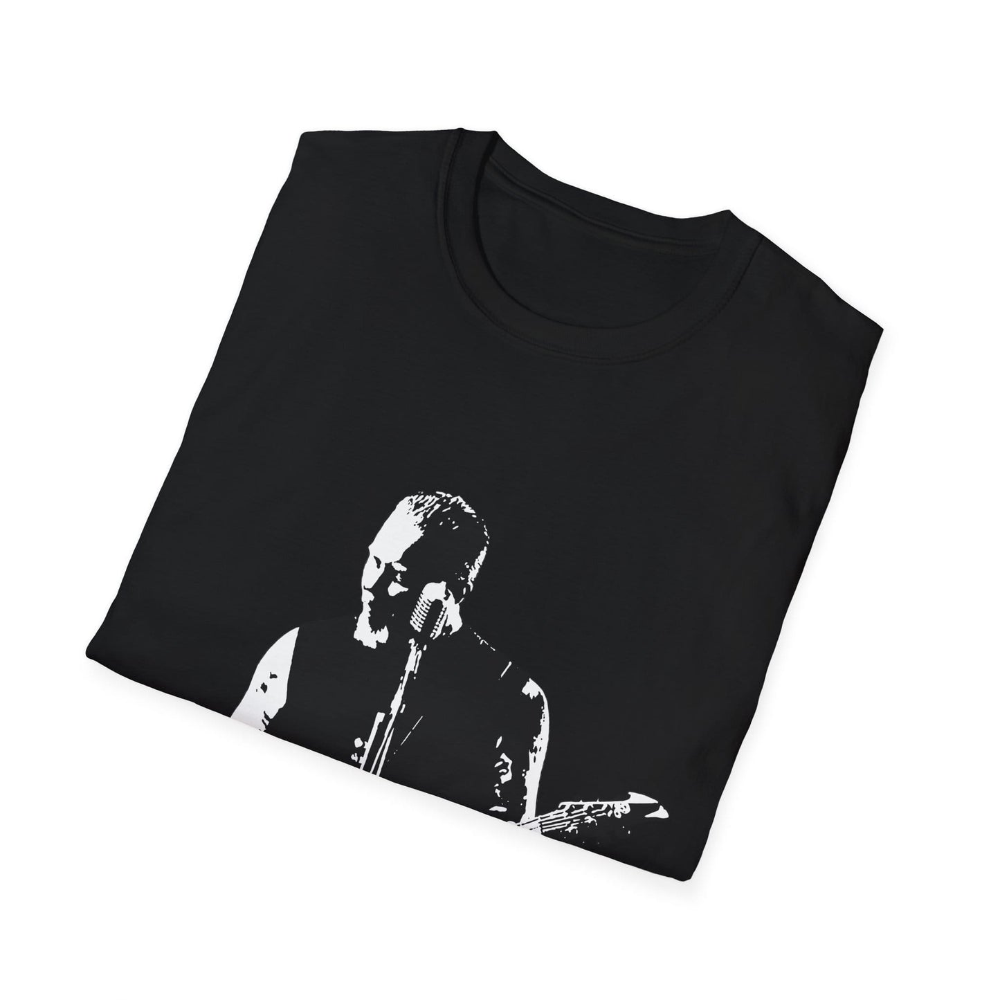 Metal Guitar Legend T-Shirt – Heavy Metal Frontman Silhouette Graphic Tee - That Should Be on a T-Shirt