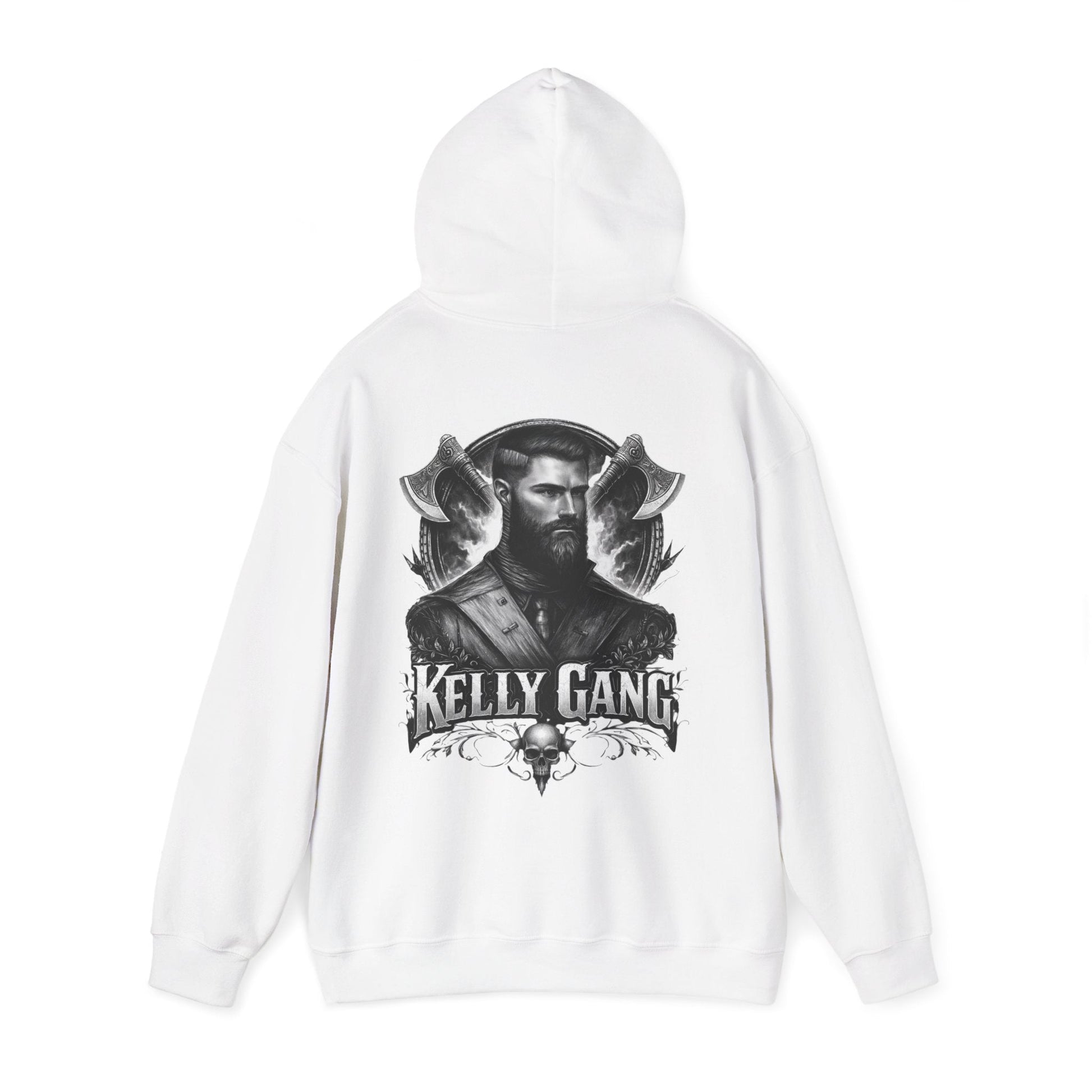 Kelly Gang Hoodie – Vintage Outlaw Portrait Pullover - That Should Be on a T-Shirt