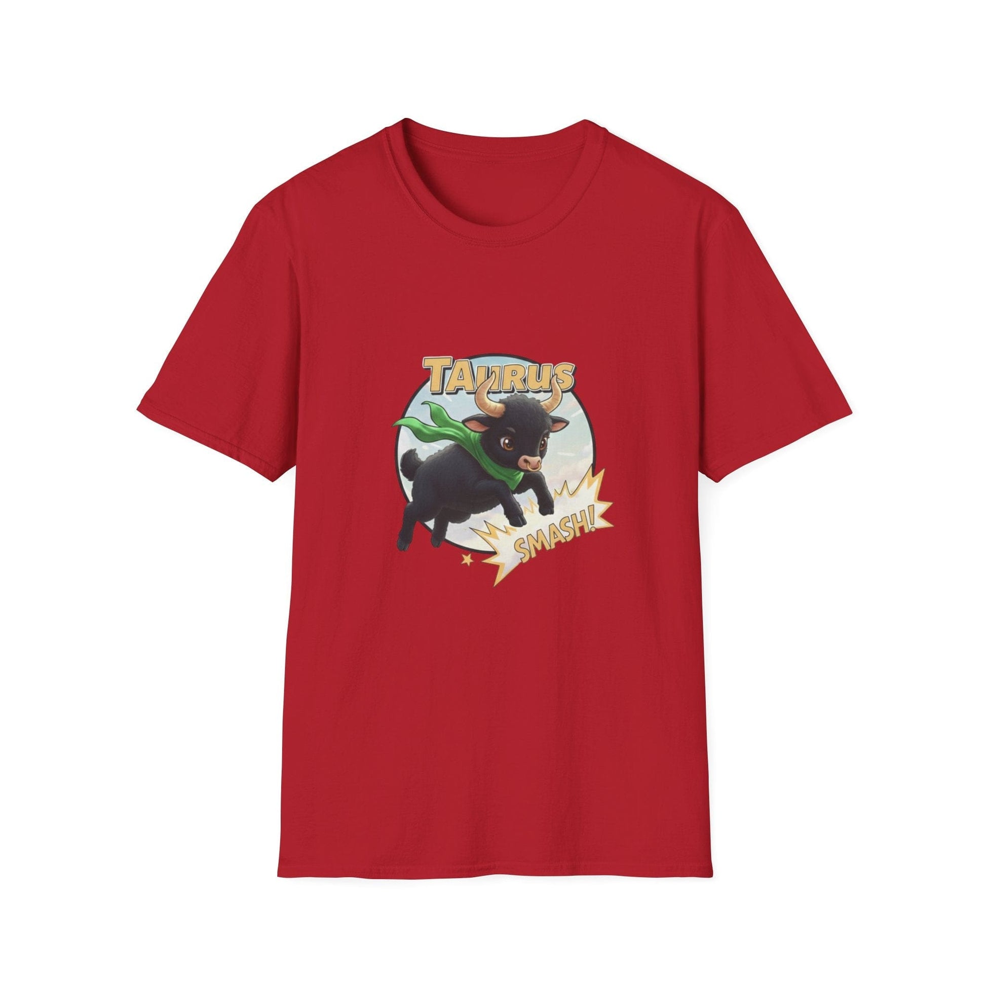 Taurus Smash! Superhero Bull Graphic Tee - That Should Be on a T-Shirt