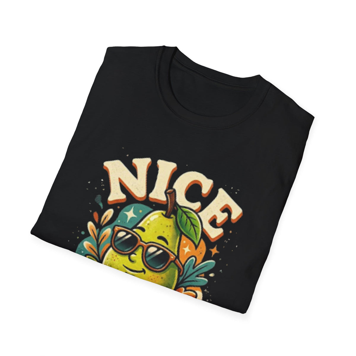 Nice Pear Women’s Graphic T-Shirt | Retro Pun Tee