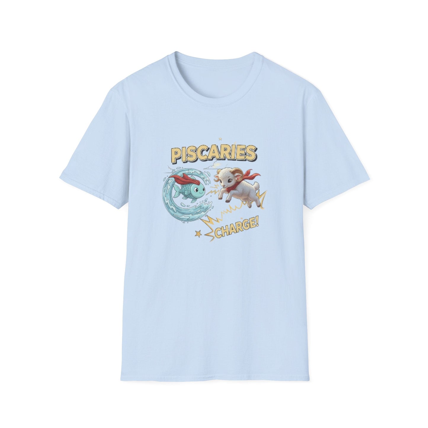Piscaries Cusp Superhero Vintage T-Shirt — Retro Graphic Tee - That Should Be on a T-Shirt