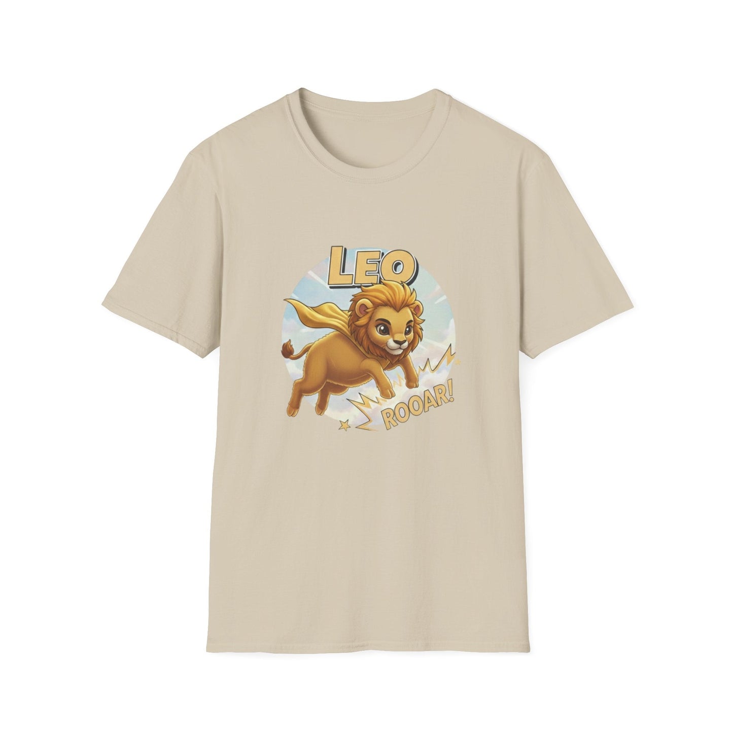 Leo Zodiac T-Shirt – Cute Lion Astrology Tee with “Roaar!” Design - That Should Be on a T-Shirt