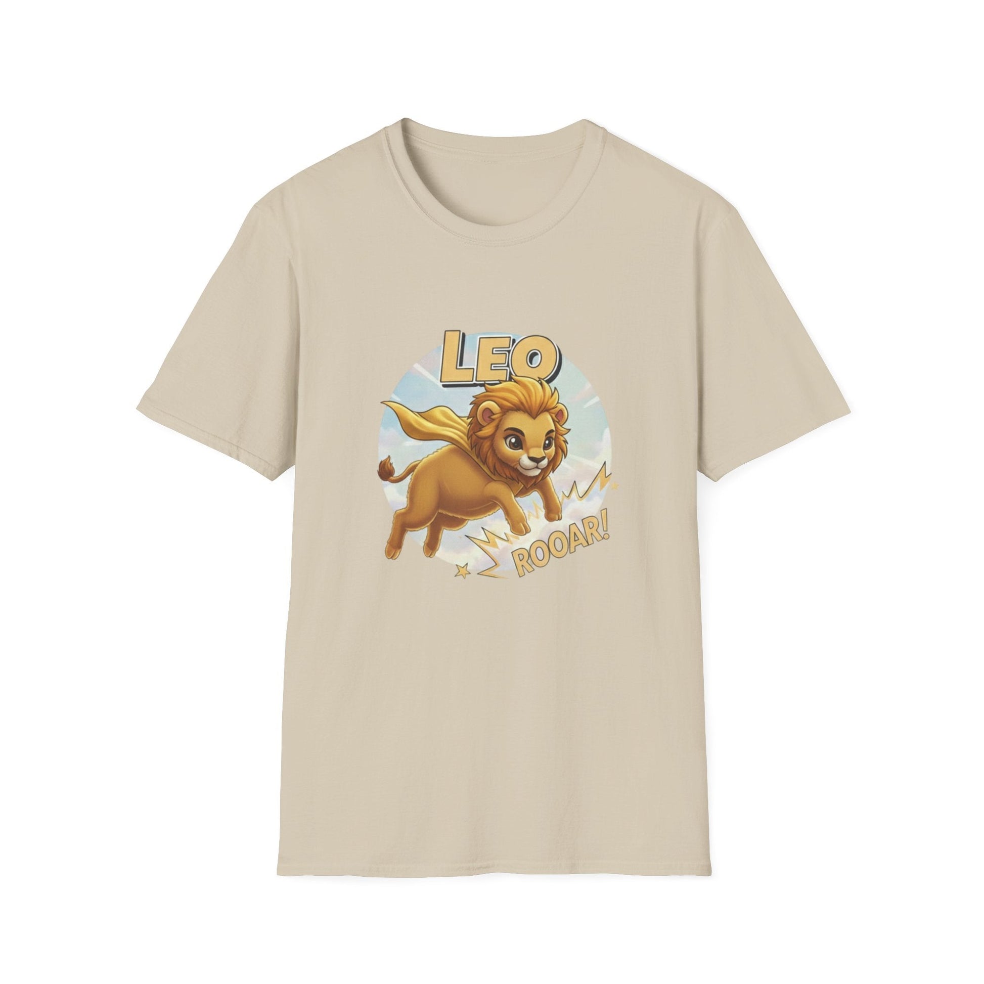 Leo Zodiac T-Shirt – Cute Lion Astrology Tee with “Roaar!” Design - That Should Be on a T-Shirt