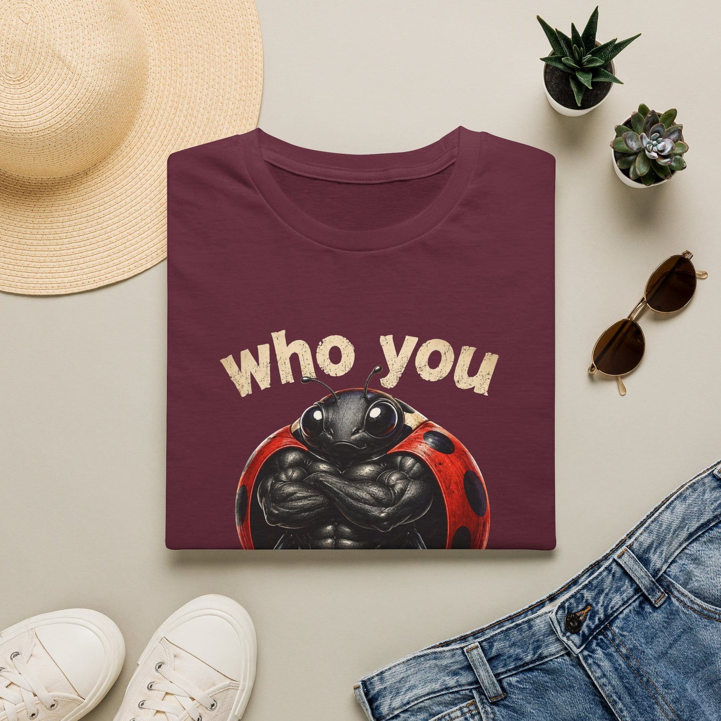 Who You Callin' Lady? Ladybug Graphic T-Shirt