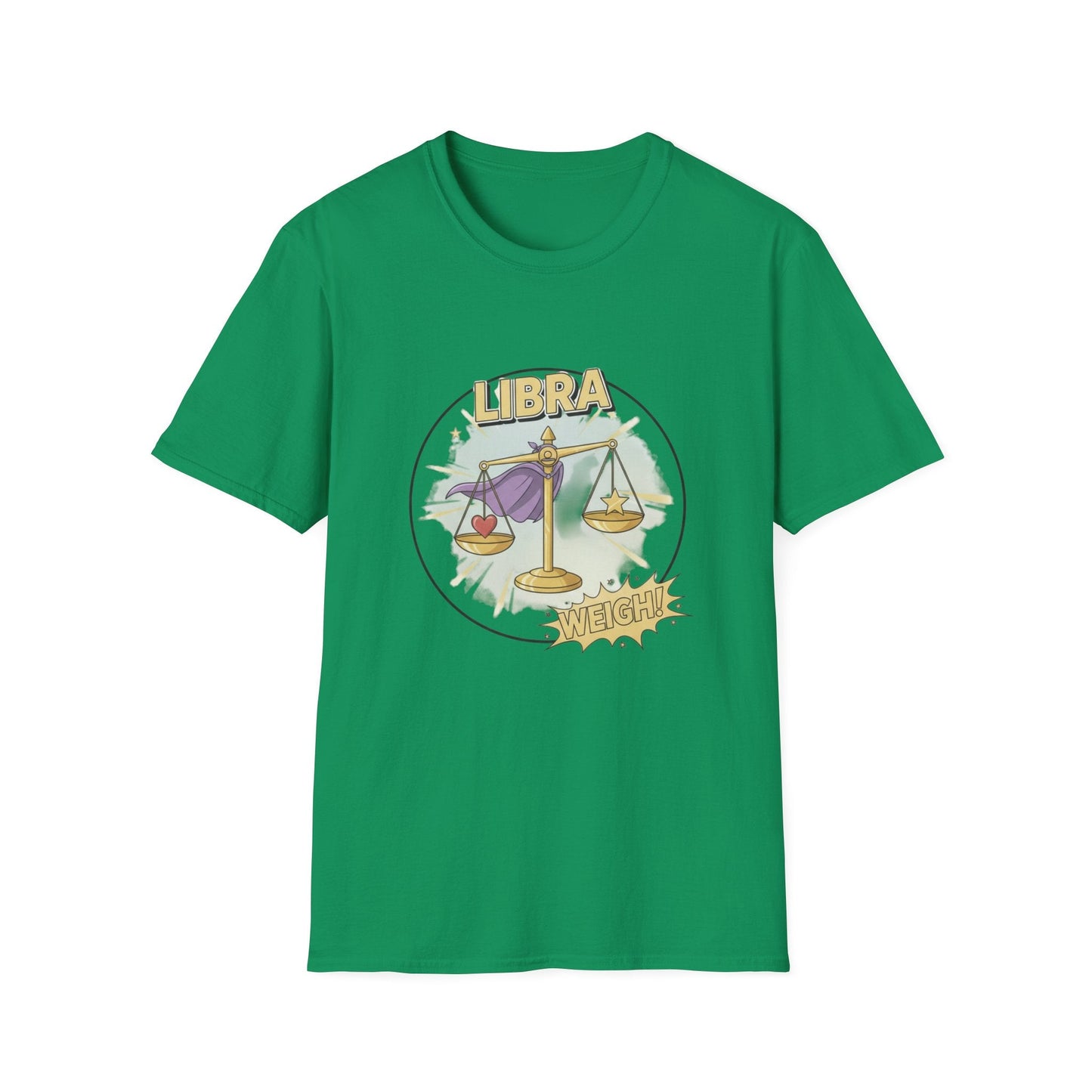 Libra Cartoon Zodiac  Tee — Vintage Globe Adventure Shirt - That Should Be on a T-Shirt