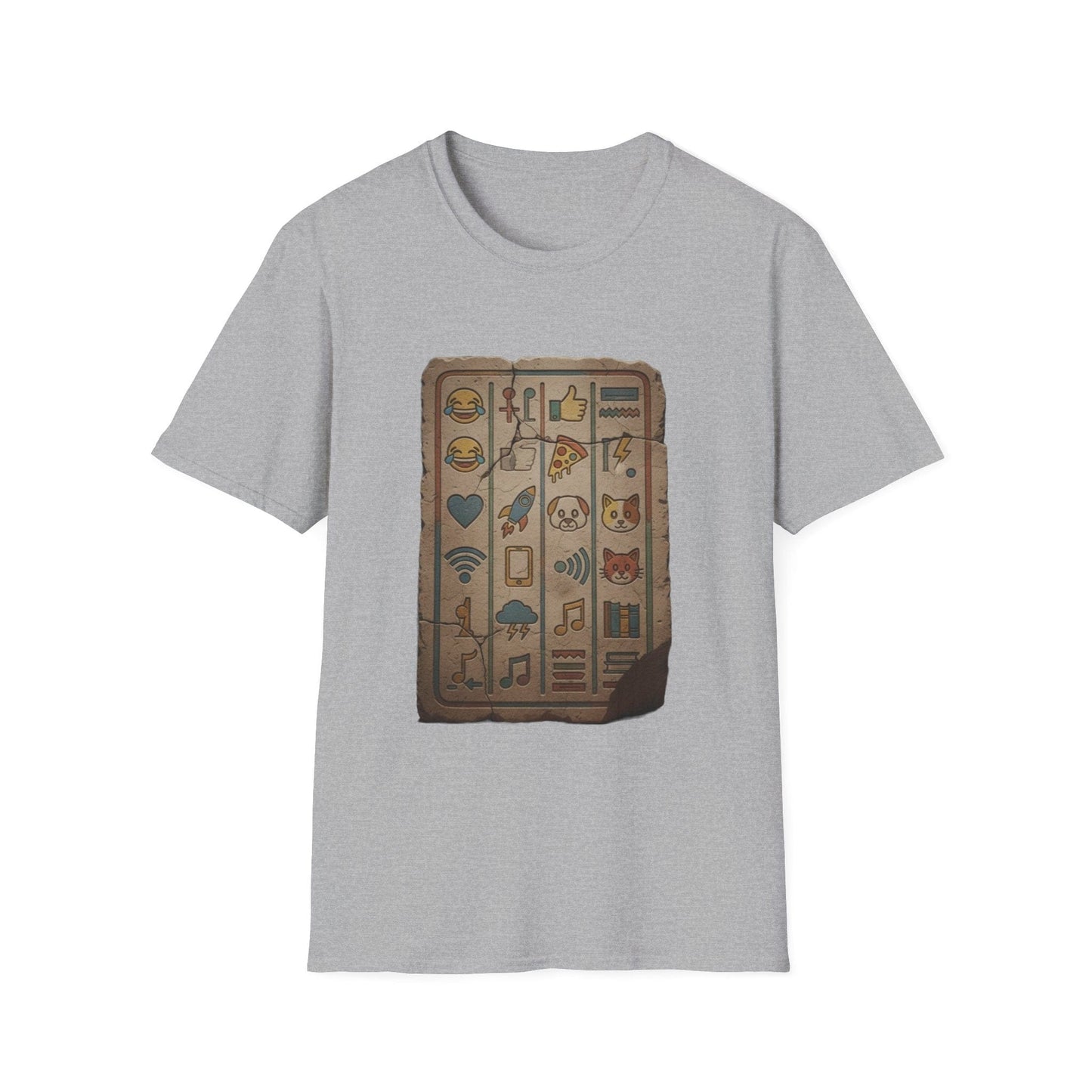 Decoding History: The Hieroglyphic Emoji "Ancient Text" T-Shirt - That Should Be on a T-Shirt