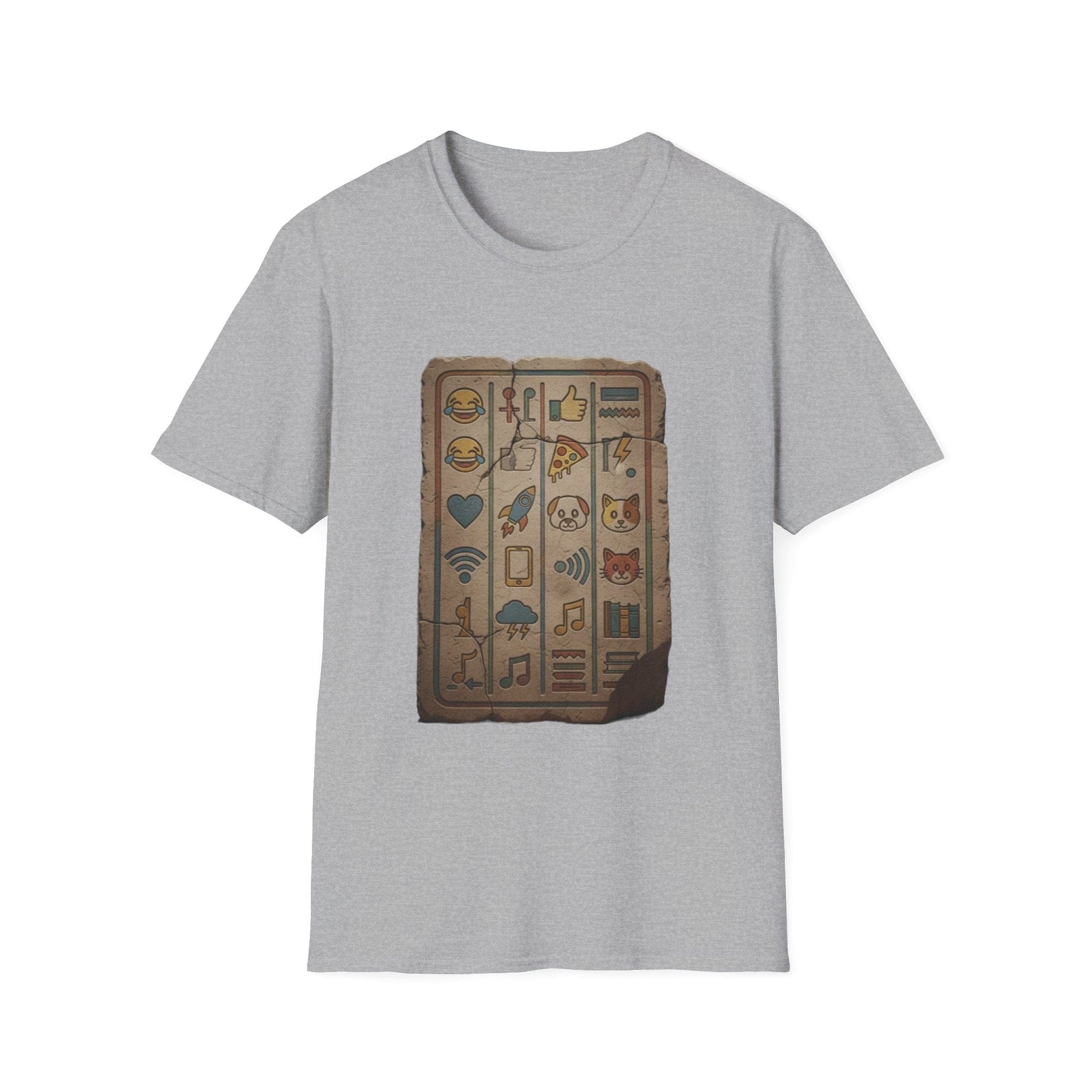 Decoding History: The Hieroglyphic Emoji "Ancient Text" T-Shirt - That Should Be on a T-Shirt