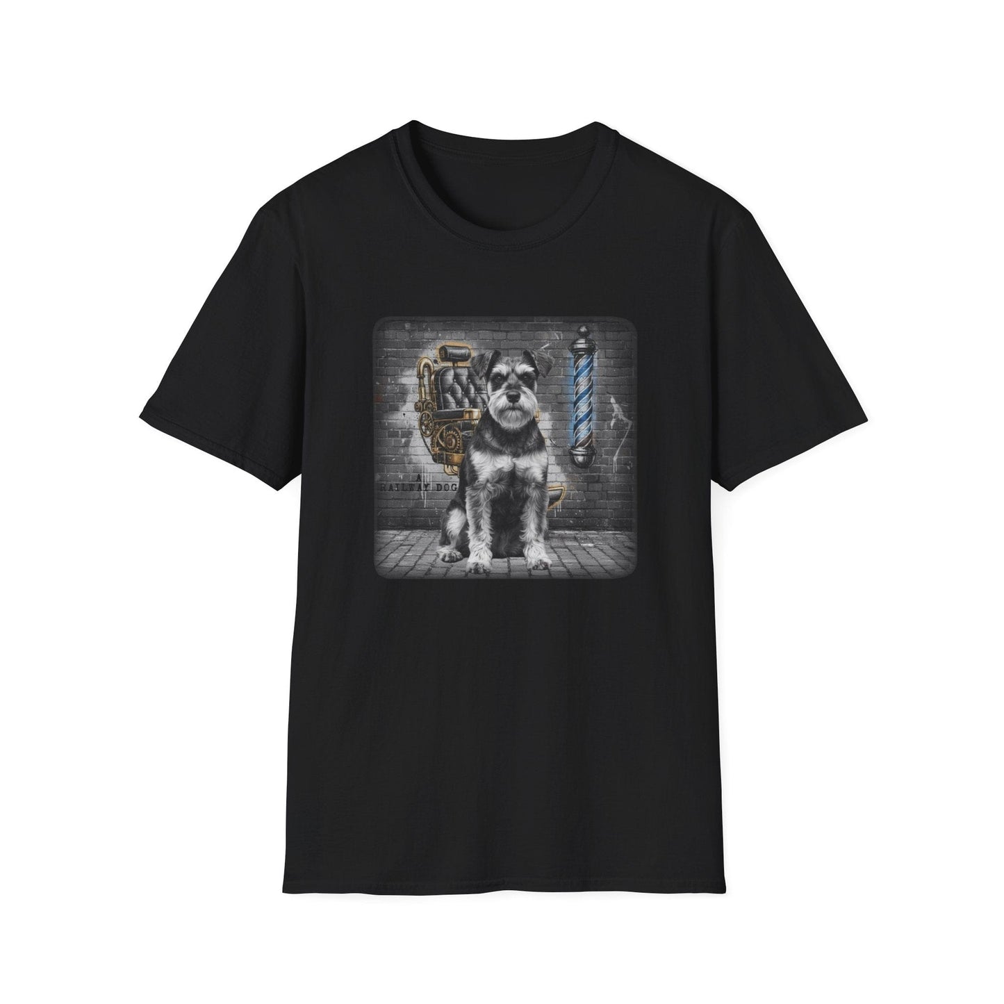 The Dapper Schnauzer Barbershop Tee - That Should Be on a T-Shirt