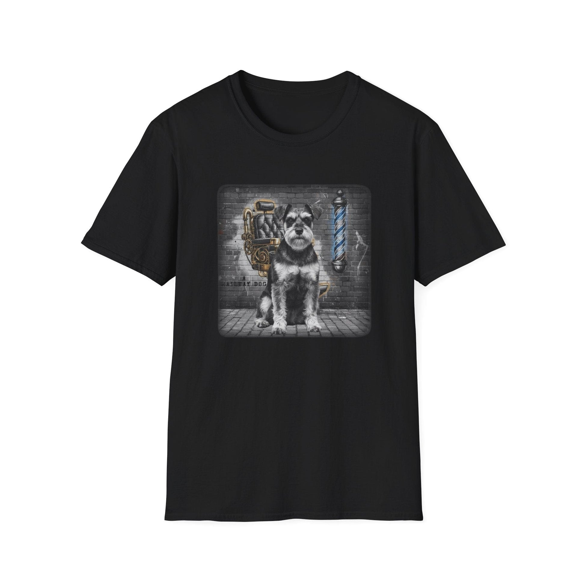 The Dapper Schnauzer Barbershop Tee - That Should Be on a T-Shirt