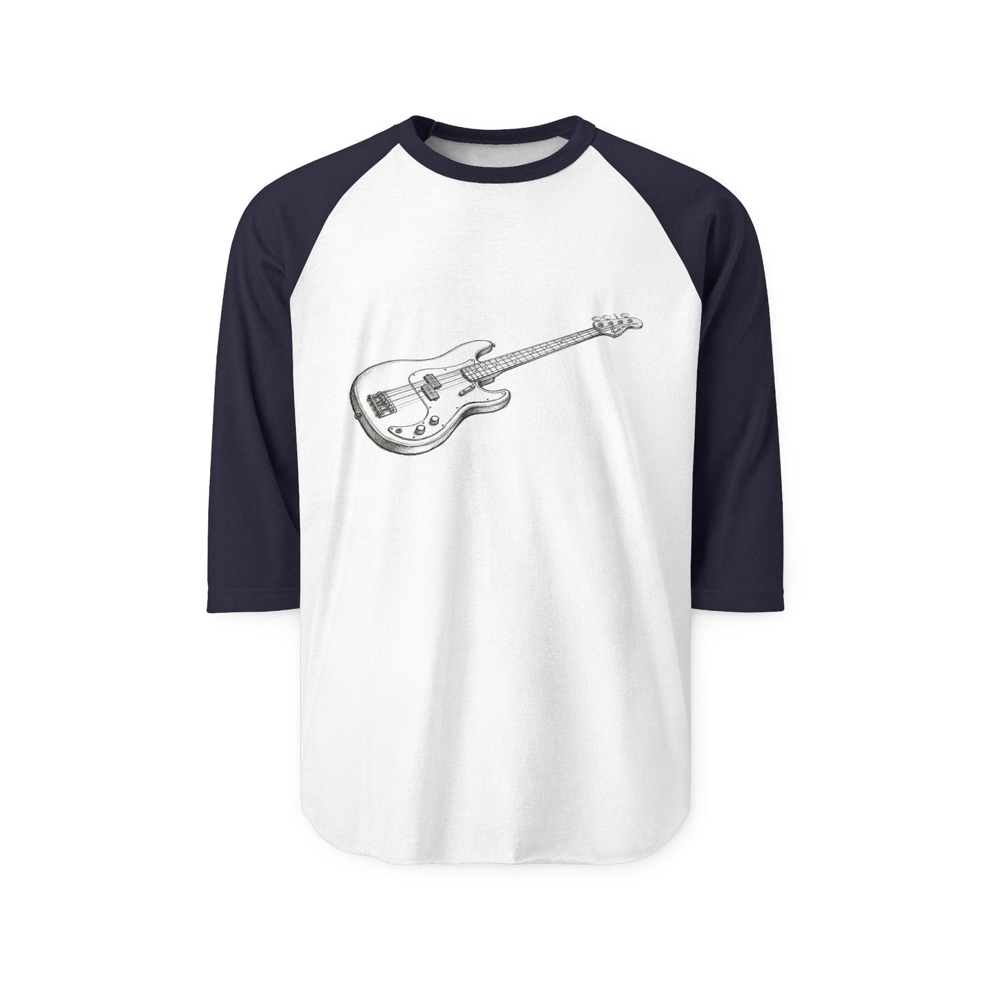 The Low-End Theory Bass Guitar Raglan Tee - That Should Be on a T-Shirt