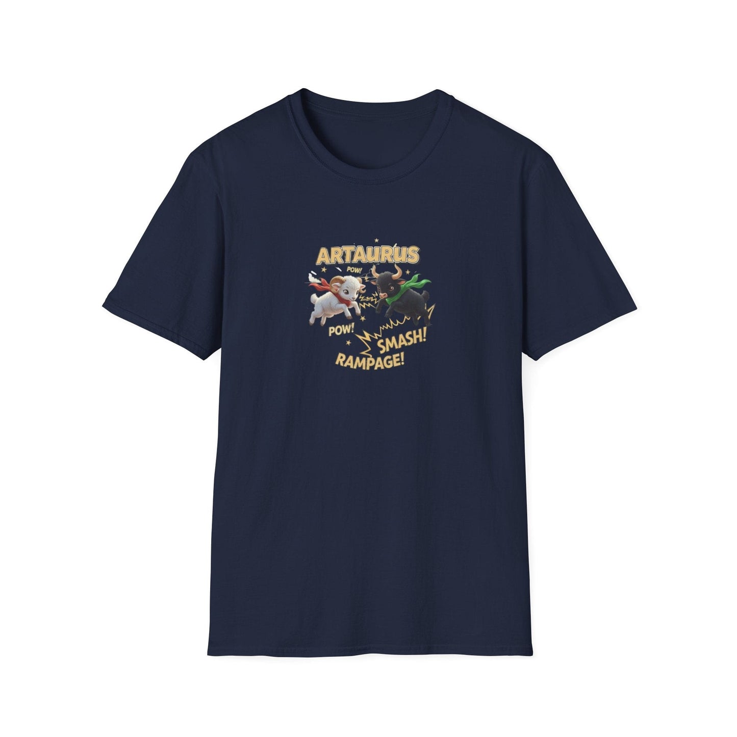 Artaurus “Rampage!” T-Shirt – Aries Taurus Cusp Zodiac Mashup Tee - That Should Be on a T-Shirt
