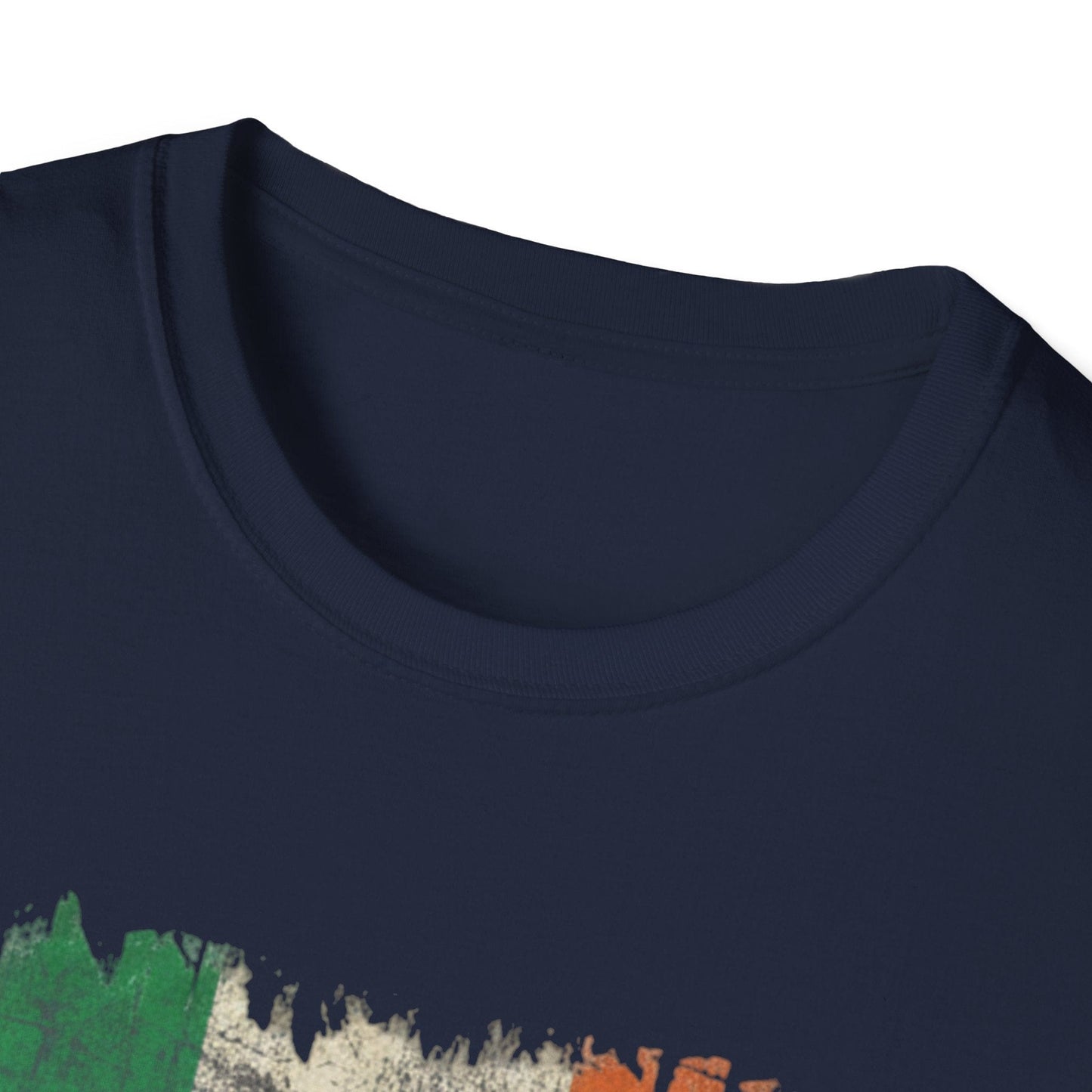 Irish Wolf Misneach & Neart T-Shirt - Distressed Ireland Flag Graphic Tee
Product Description