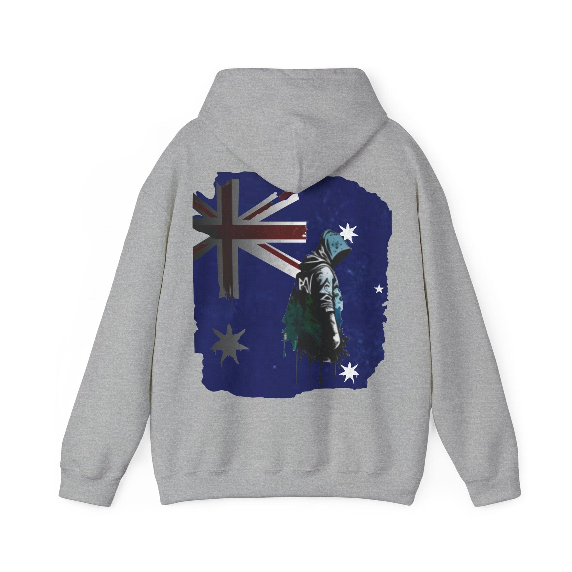 Australian Flag Hoodie | Streetwear Grunge Pullover | Heavyweight Unisex Jumper - That Should Be on a T-Shirt