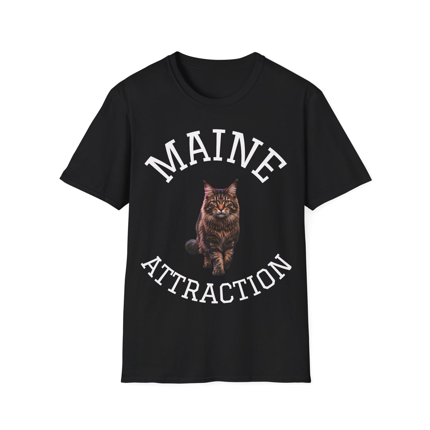Maine Attraction T-Shirt | Cute Maine Coon Cat Tee for Cat Lovers