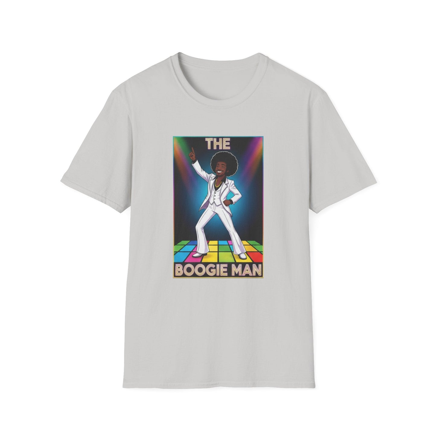 Boogie Man Disco T-Shirt — Retro 70s Dance Floor Graphic Tee