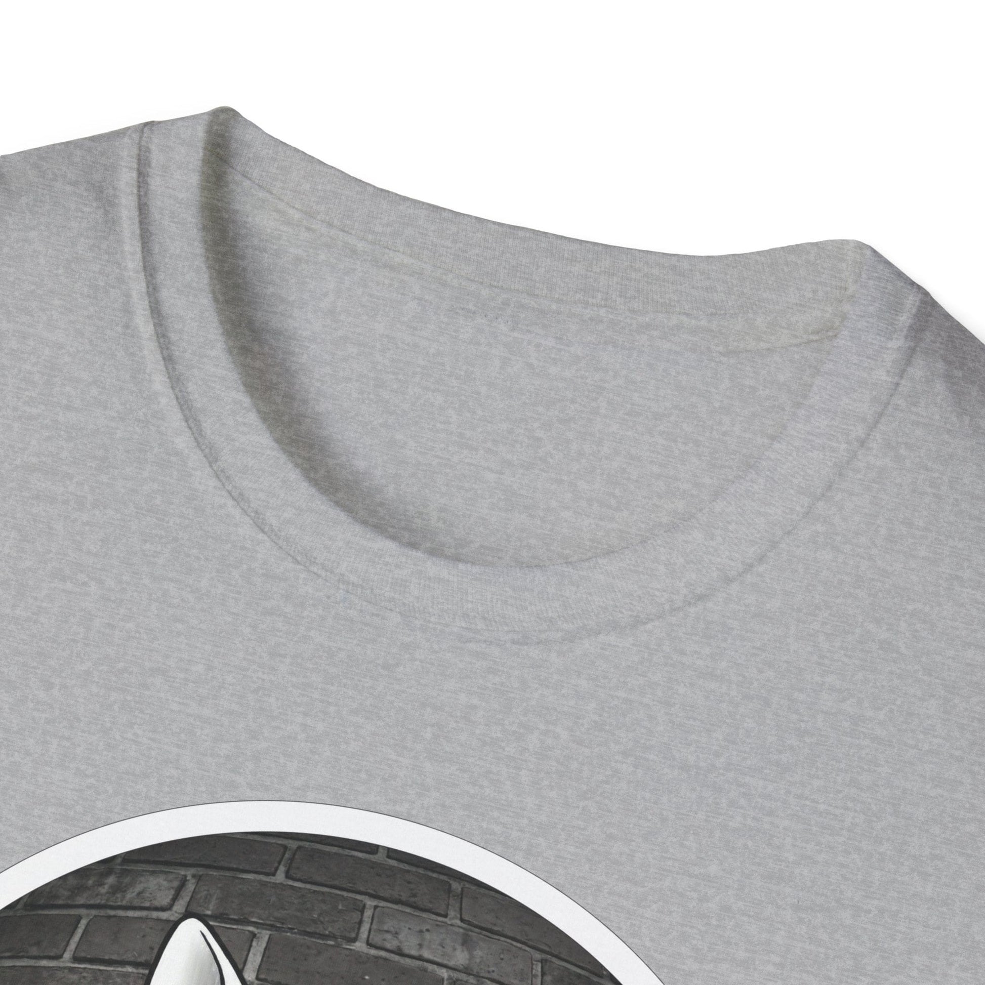 Bull Terrier Cartoon T-Shirt — Cute Dog Face Graphic Tee - That Should Be on a T-Shirt