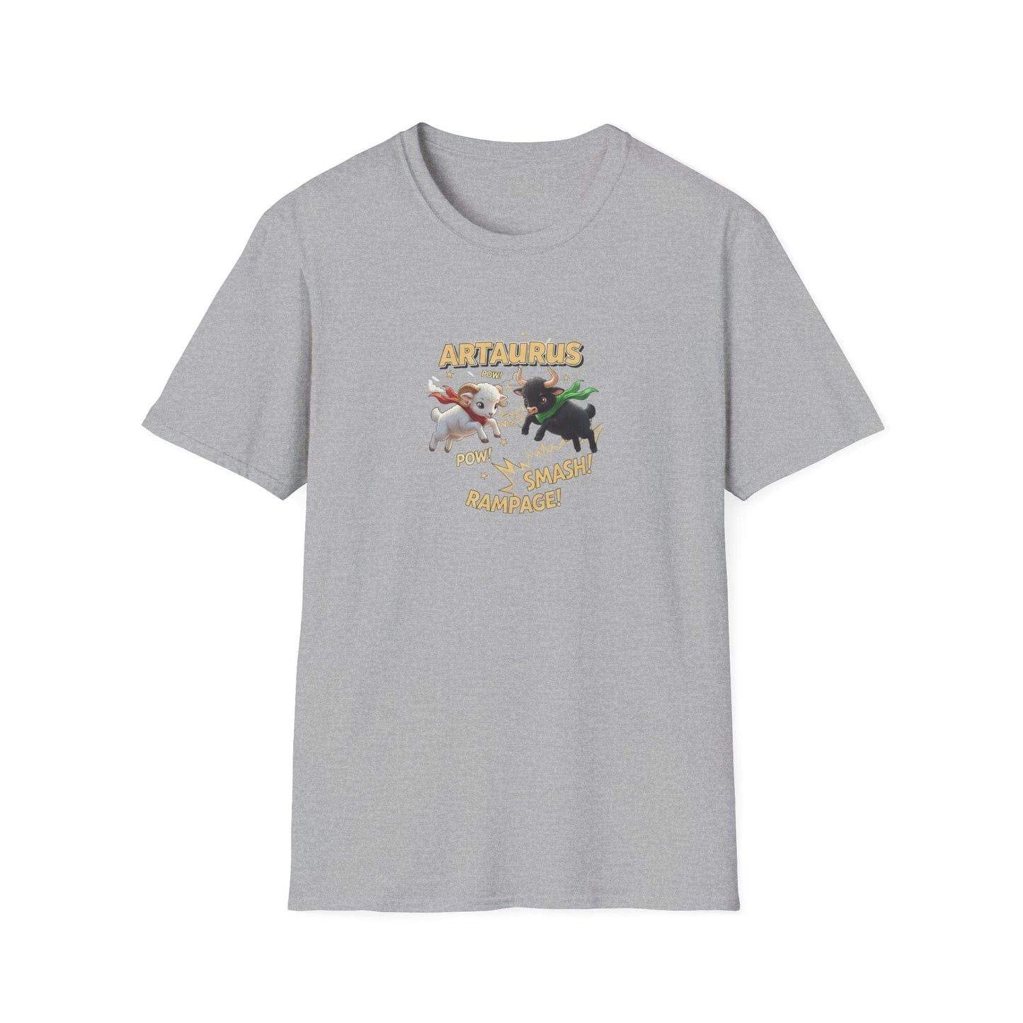 Artaurus “Rampage!” T-Shirt – Aries Taurus Cusp Zodiac Mashup Tee - That Should Be on a T-Shirt