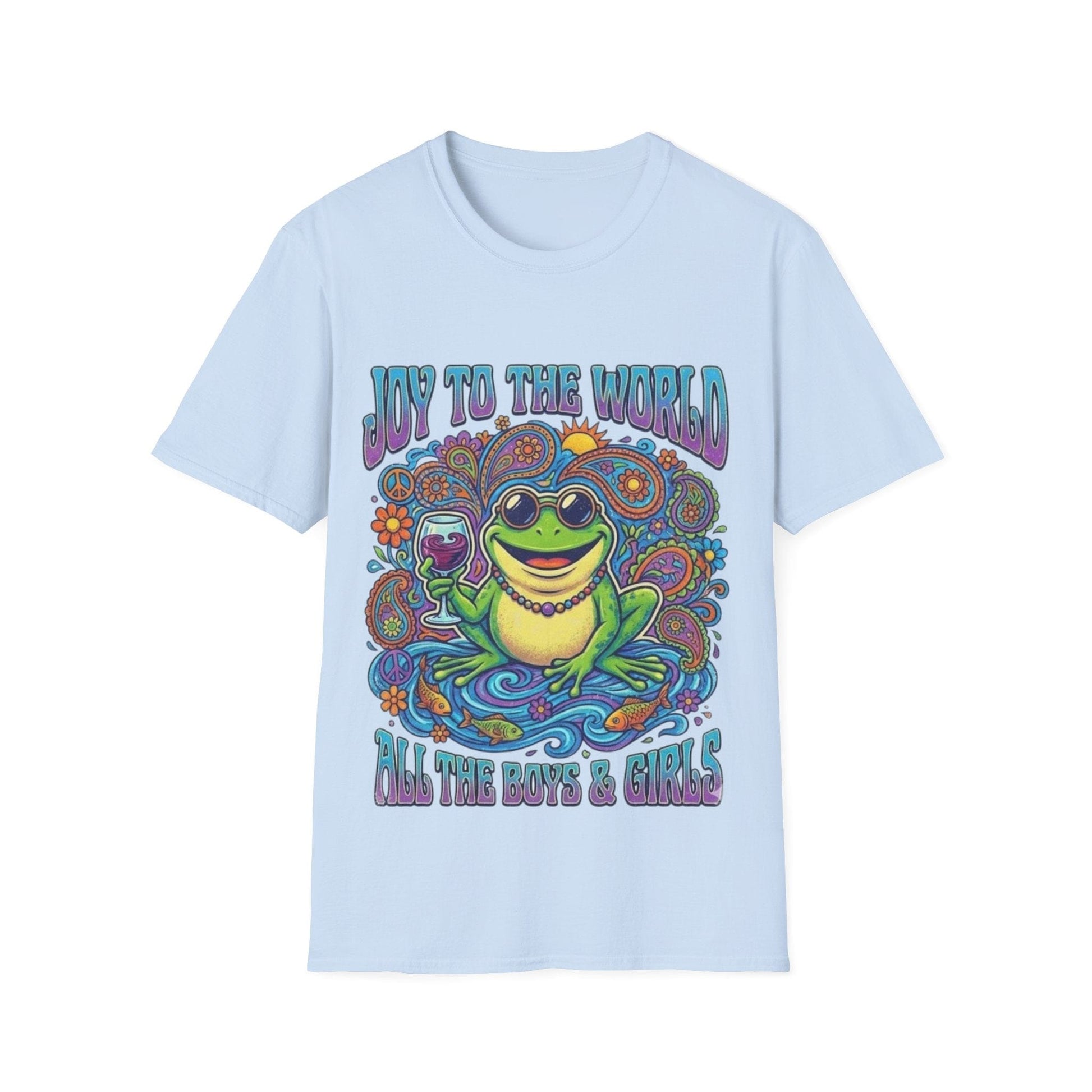 Joy to the World T-Shirt — Psychedelic Holiday Graphic Tee - That Should Be on a T-Shirt