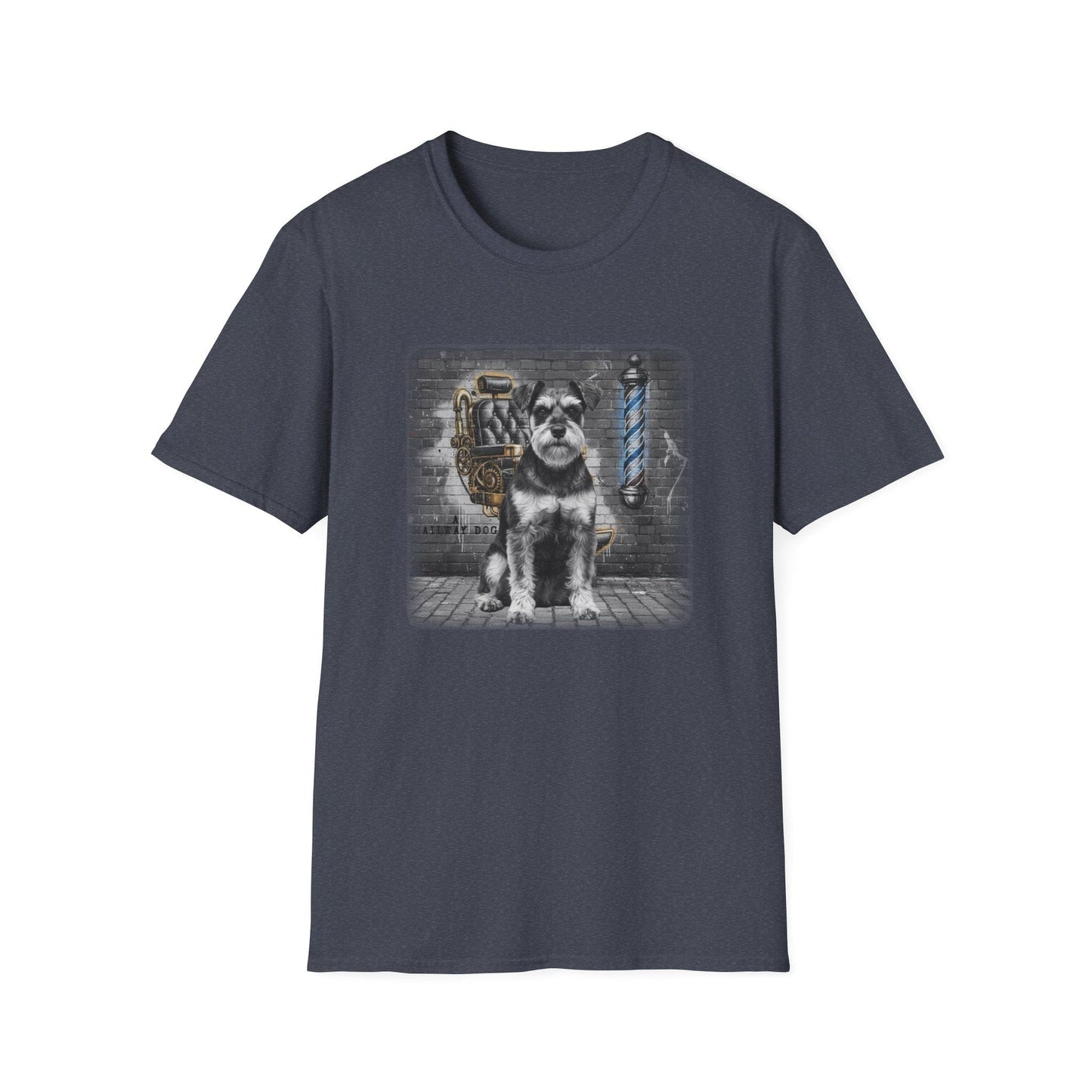 The Dapper Schnauzer Barbershop Tee - That Should Be on a T-Shirt