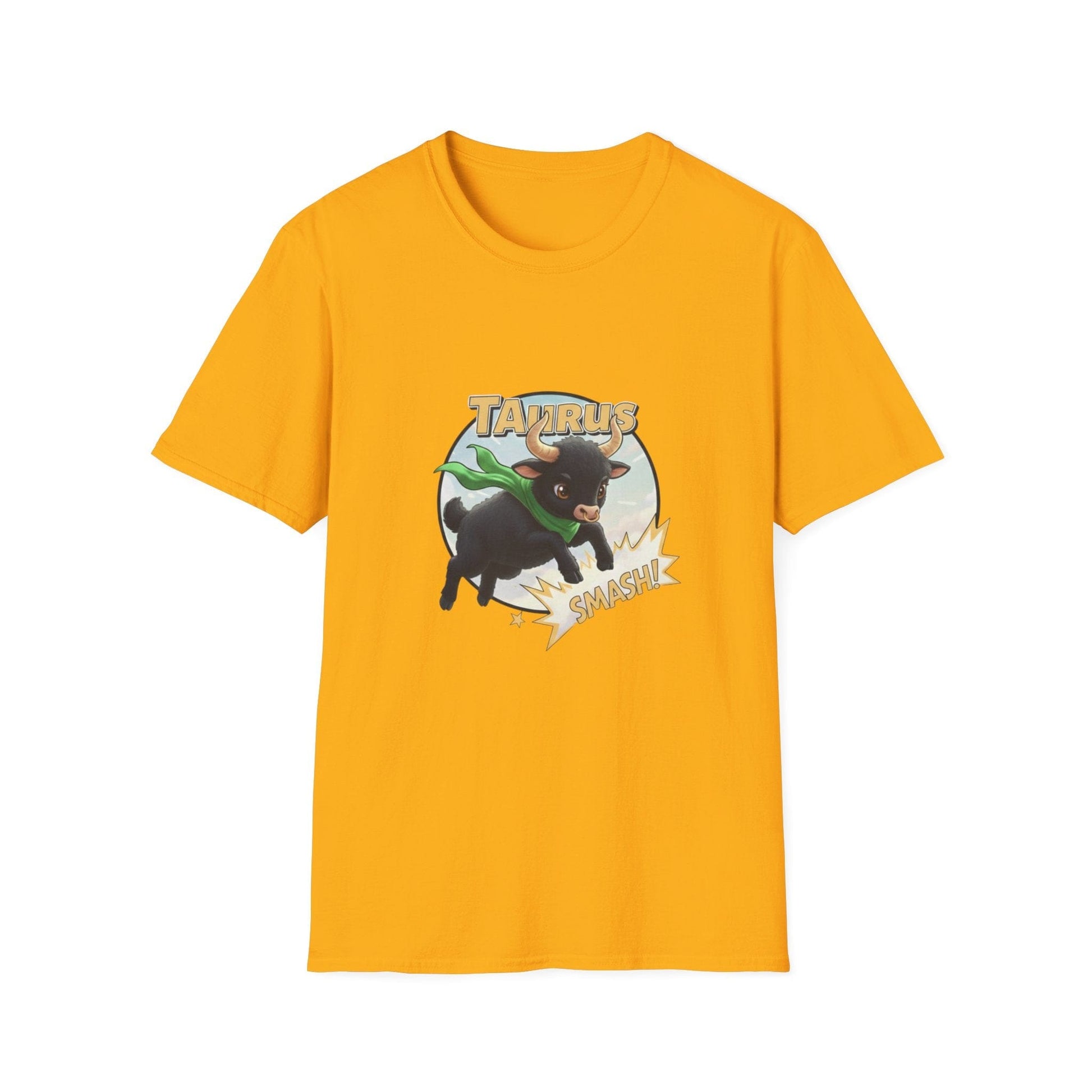 Taurus Smash! Superhero Bull Graphic Tee - That Should Be on a T-Shirt