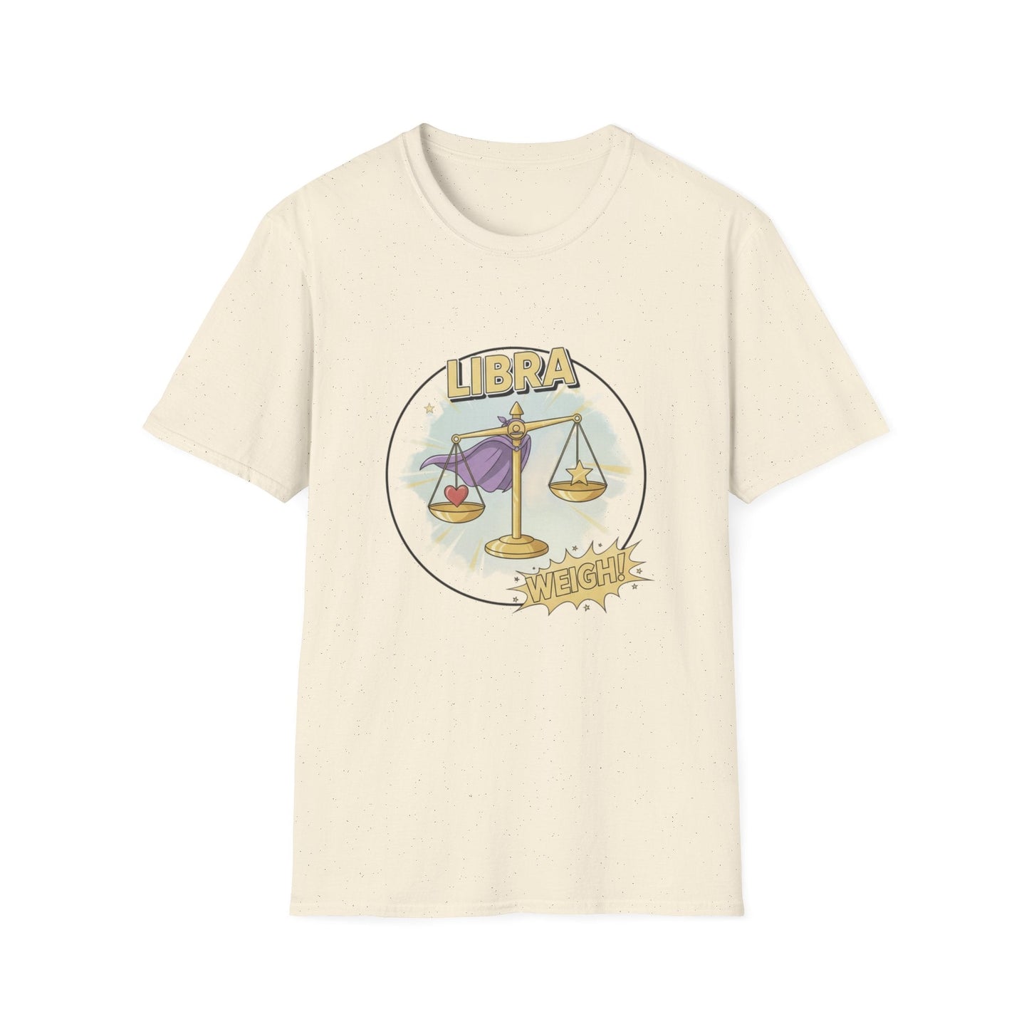 Libra Cartoon Zodiac  Tee — Vintage Globe Adventure Shirt - That Should Be on a T-Shirt