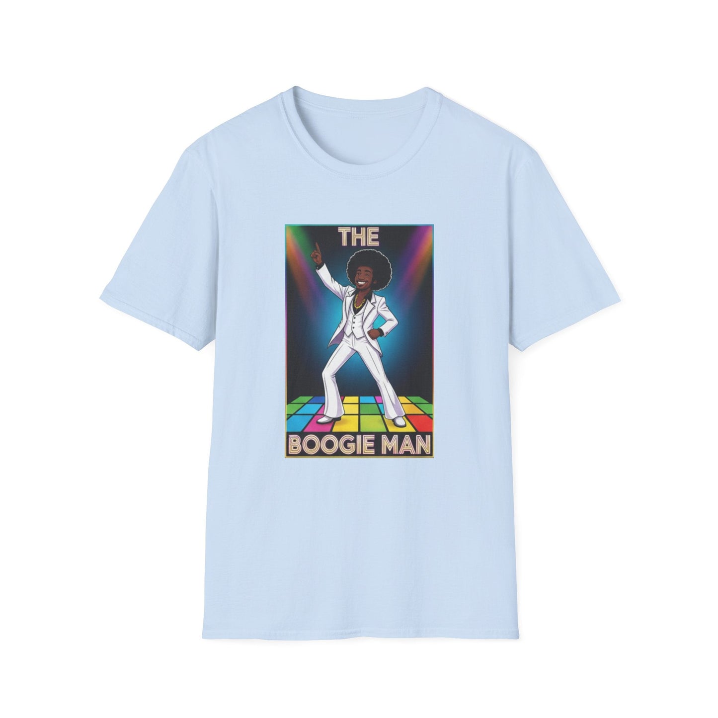Boogie Man Disco T-Shirt — Retro 70s Dance Floor Graphic Tee