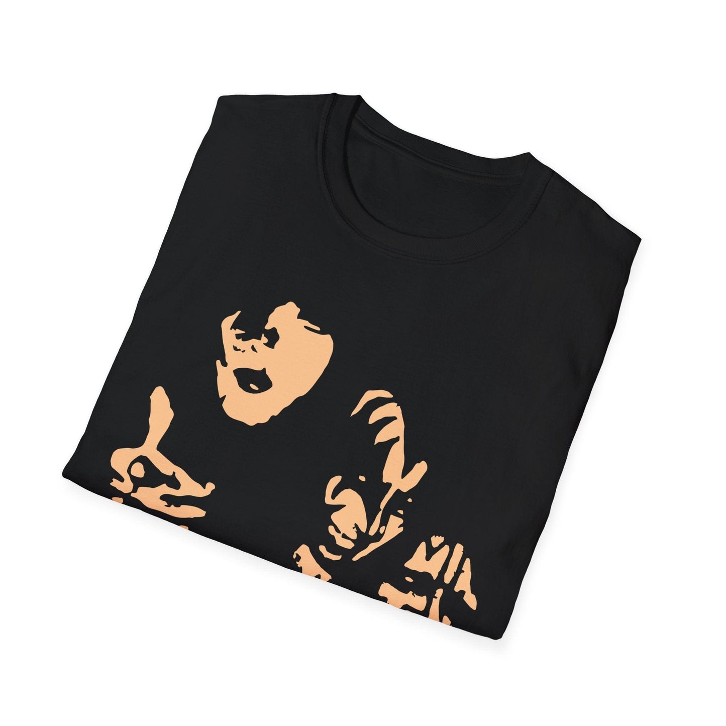 Vintage Rock Icon T-Shirt | Classic Band Graphic Tee | Unisex Softstyle Rock & Roll Apparel - That Should Be on a T-Shirt