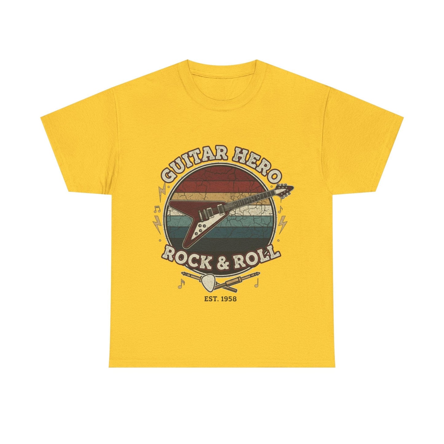 Guitar Hero T-Shirt | Rock and Roll Band Tee | Electric Guitar Graphic Shirt | Music Lover Gift - That Should Be on a T-Shirt