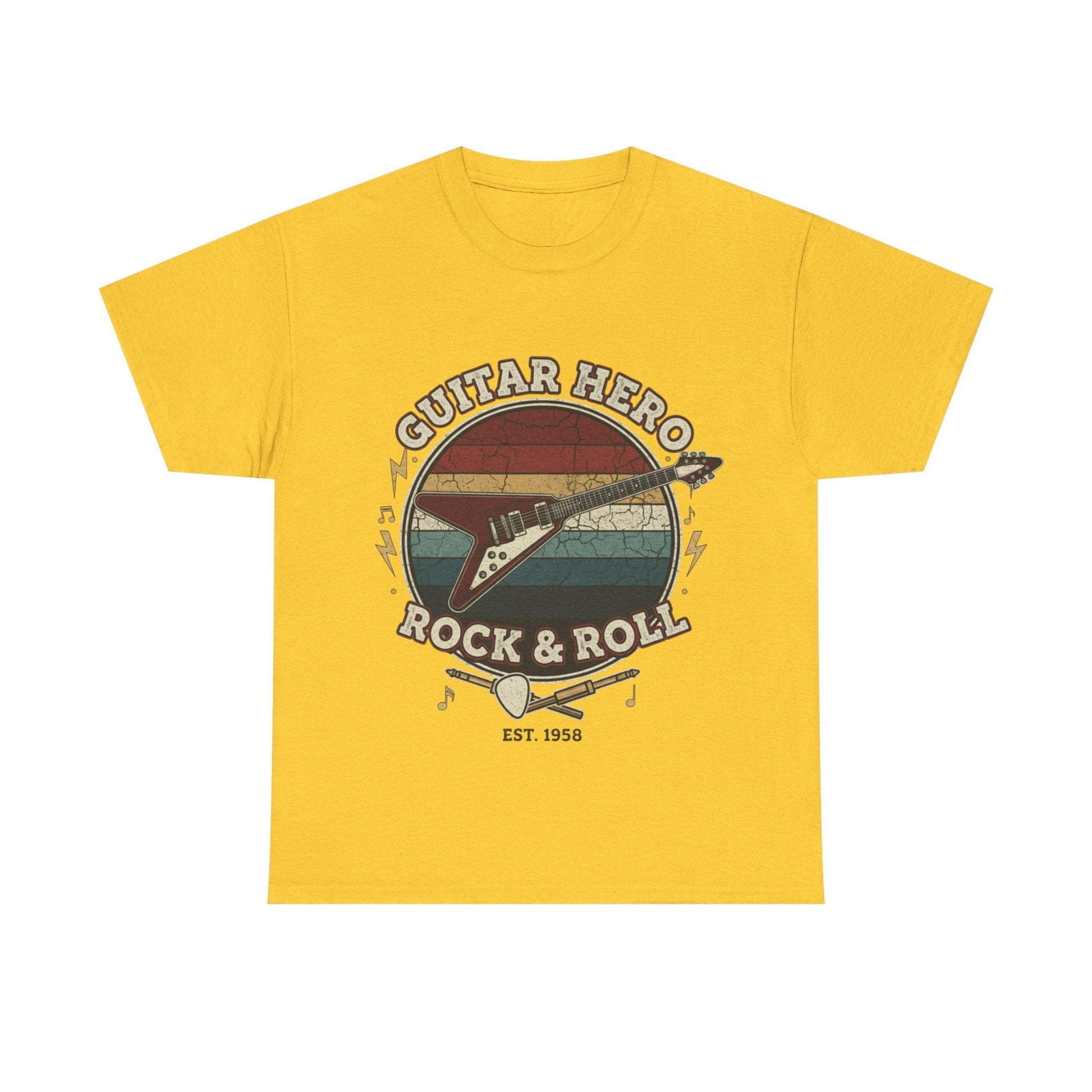 Guitar Hero T-Shirt | Rock and Roll Band Tee | Electric Guitar Graphic Shirt | Music Lover Gift - That Should Be on a T-Shirt