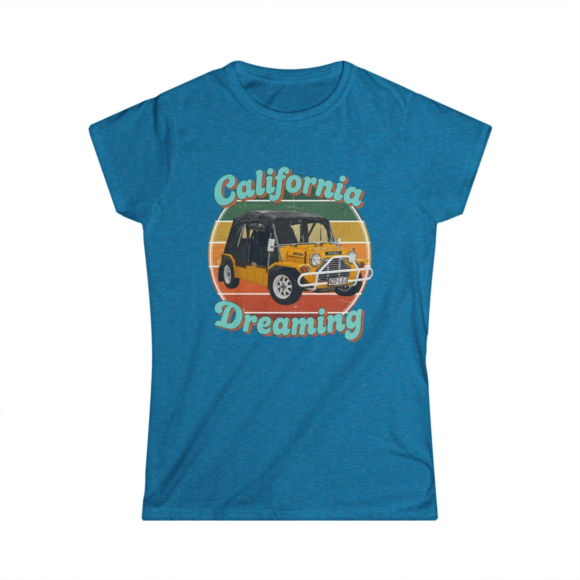 California Dreaming Tee — Vintage Surf Moke Women’s Shirt - That Should Be on a T-Shirt