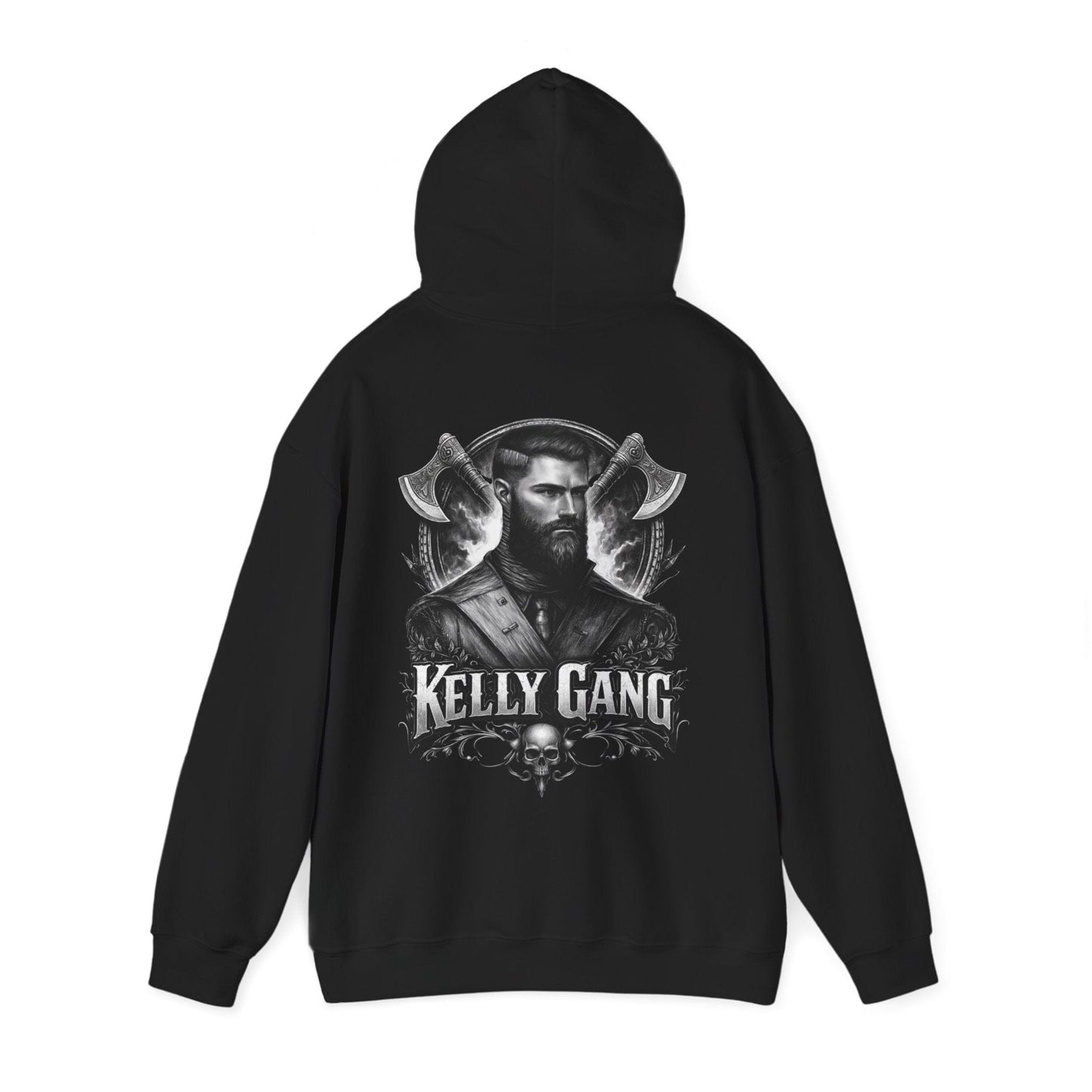 Kelly Gang Hoodie – Vintage Outlaw Portrait Pullover - That Should Be on a T-Shirt