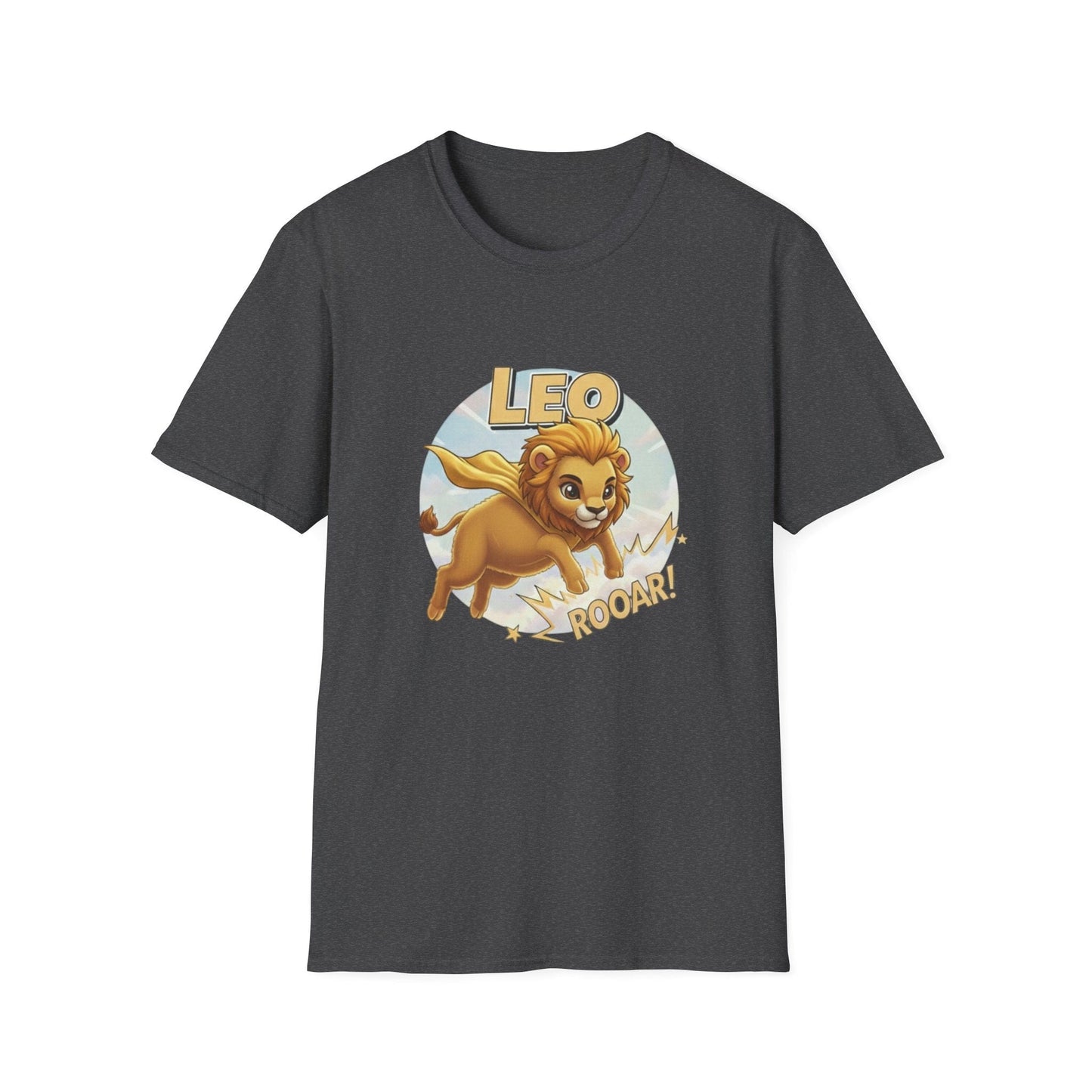 Leo Zodiac T-Shirt – Cute Lion Astrology Tee with “Roaar!” Design - That Should Be on a T-Shirt