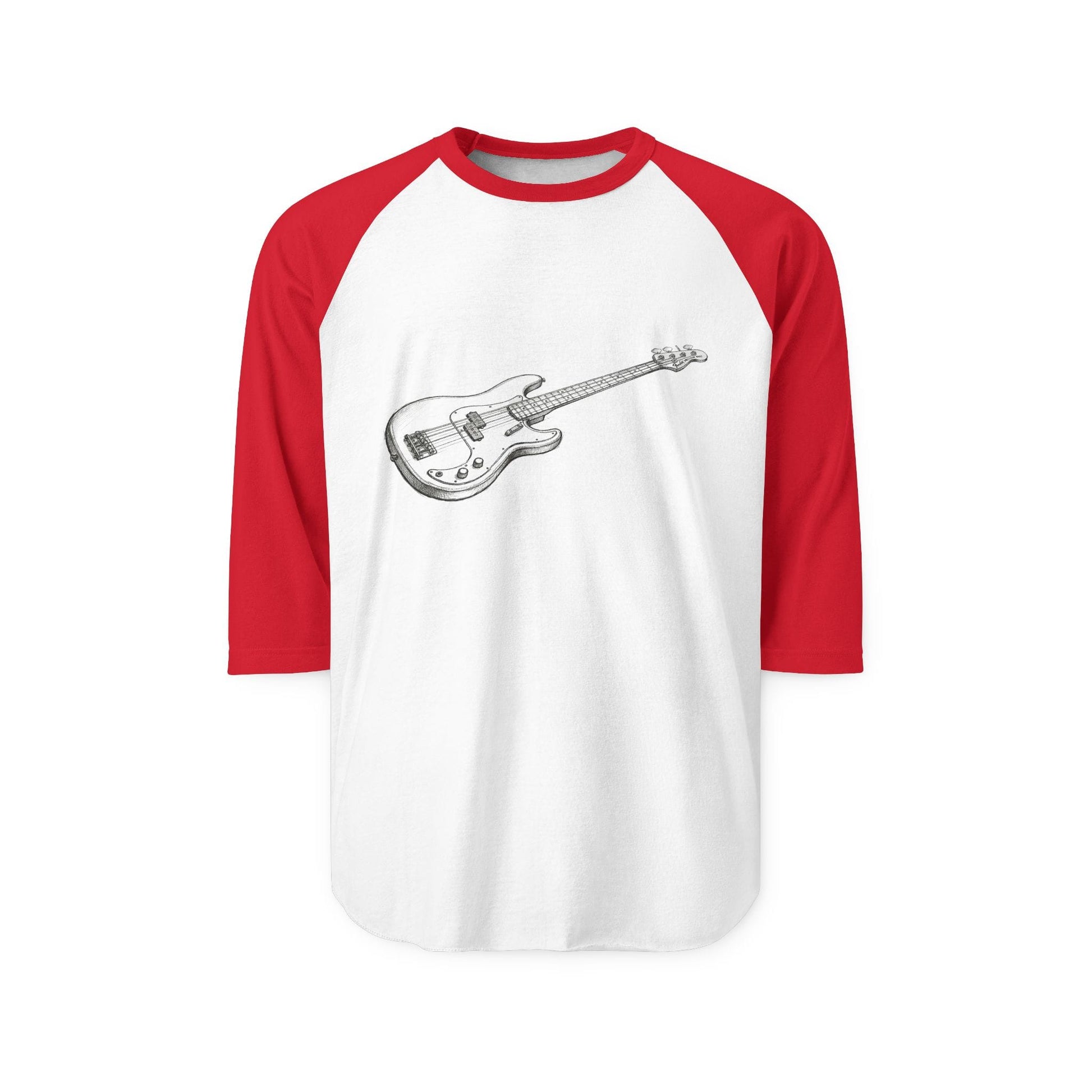 The Low-End Theory Bass Guitar Raglan Tee - That Should Be on a T-Shirt