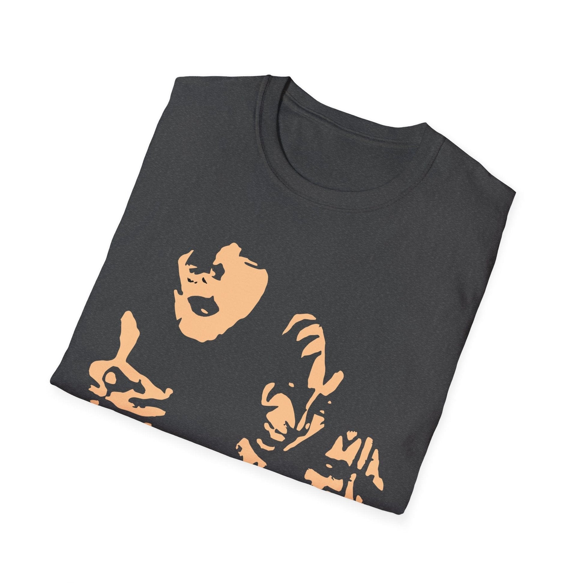 Vintage Rock Icon T-Shirt | Classic Band Graphic Tee | Unisex Softstyle Rock & Roll Apparel - That Should Be on a T-Shirt