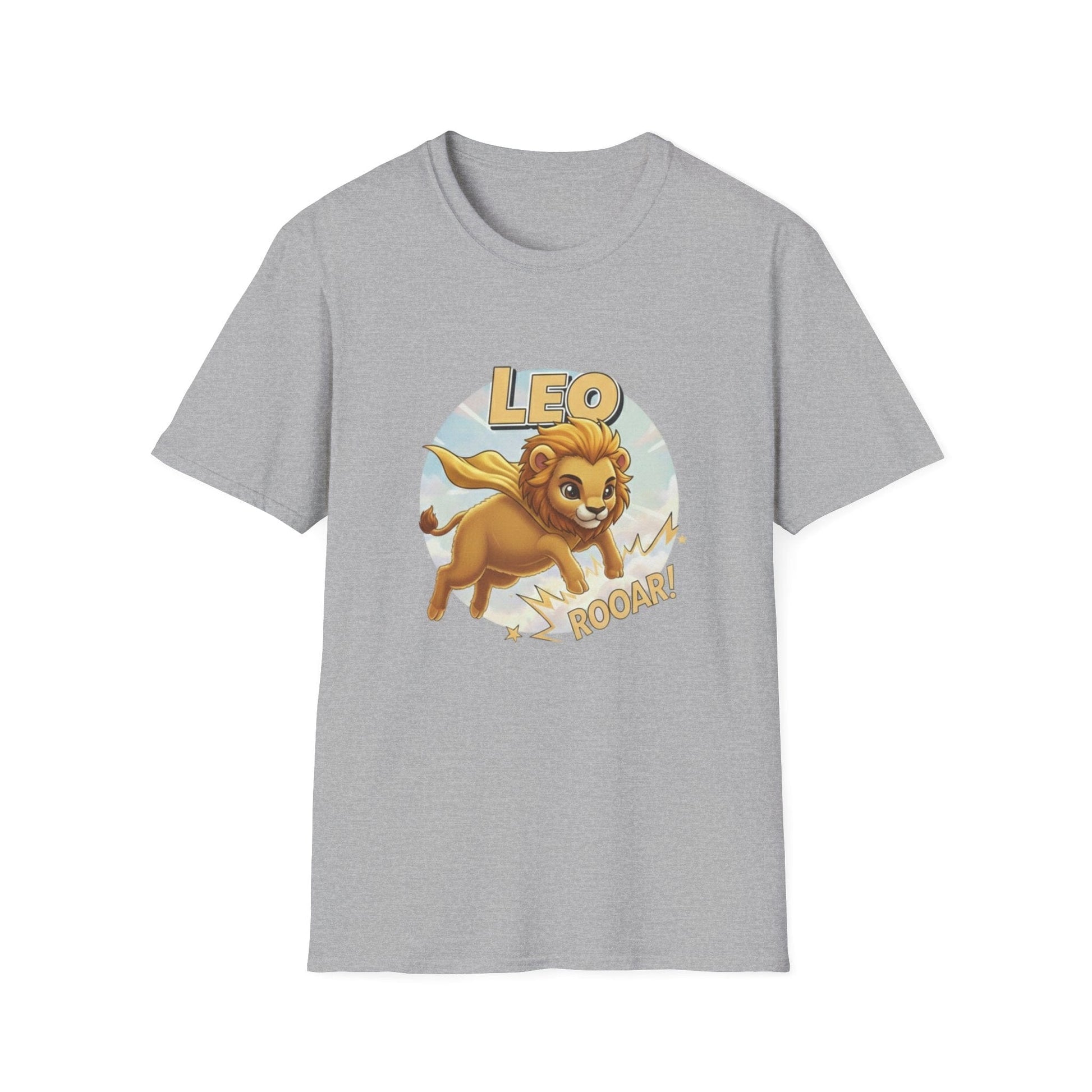 Leo Zodiac T-Shirt – Cute Lion Astrology Tee with “Roaar!” Design - That Should Be on a T-Shirt