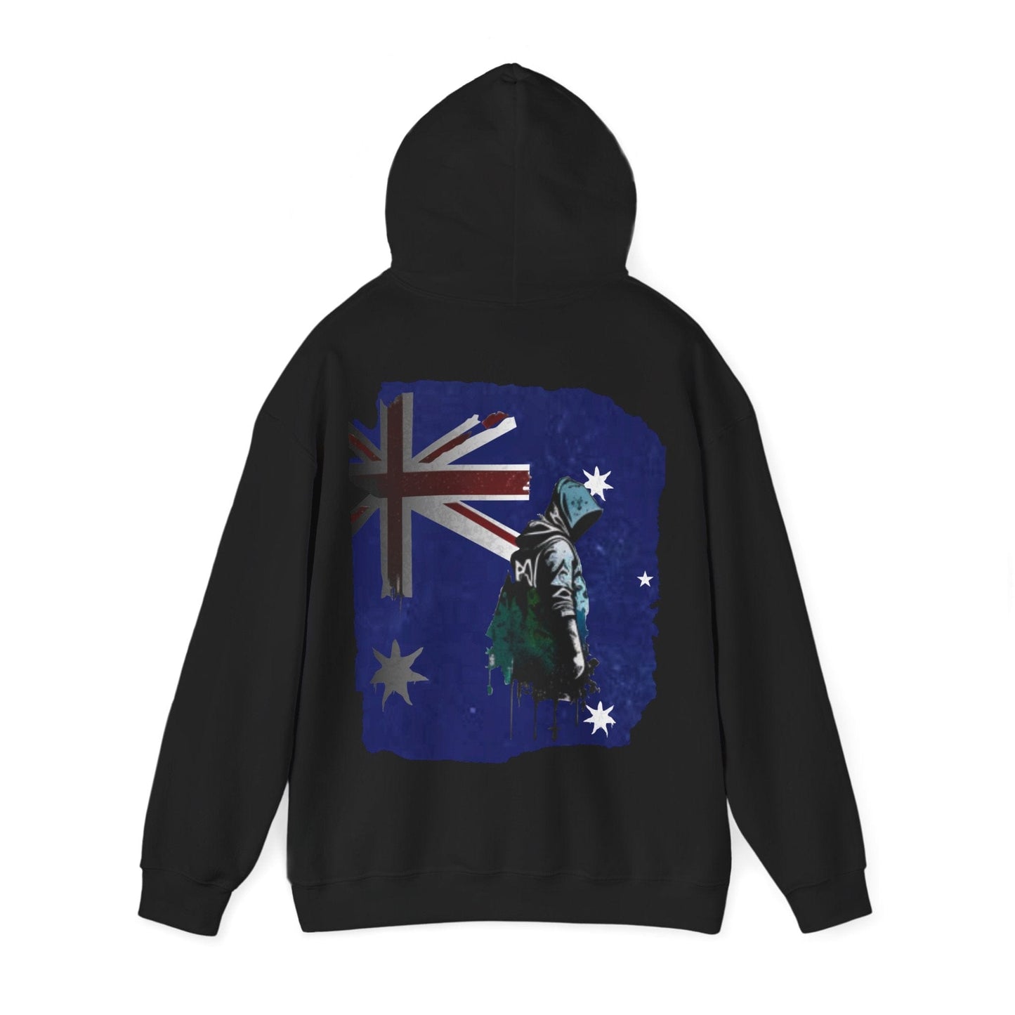 Australian Flag Hoodie | Streetwear Grunge Pullover | Heavyweight Unisex Jumper - That Should Be on a T-Shirt