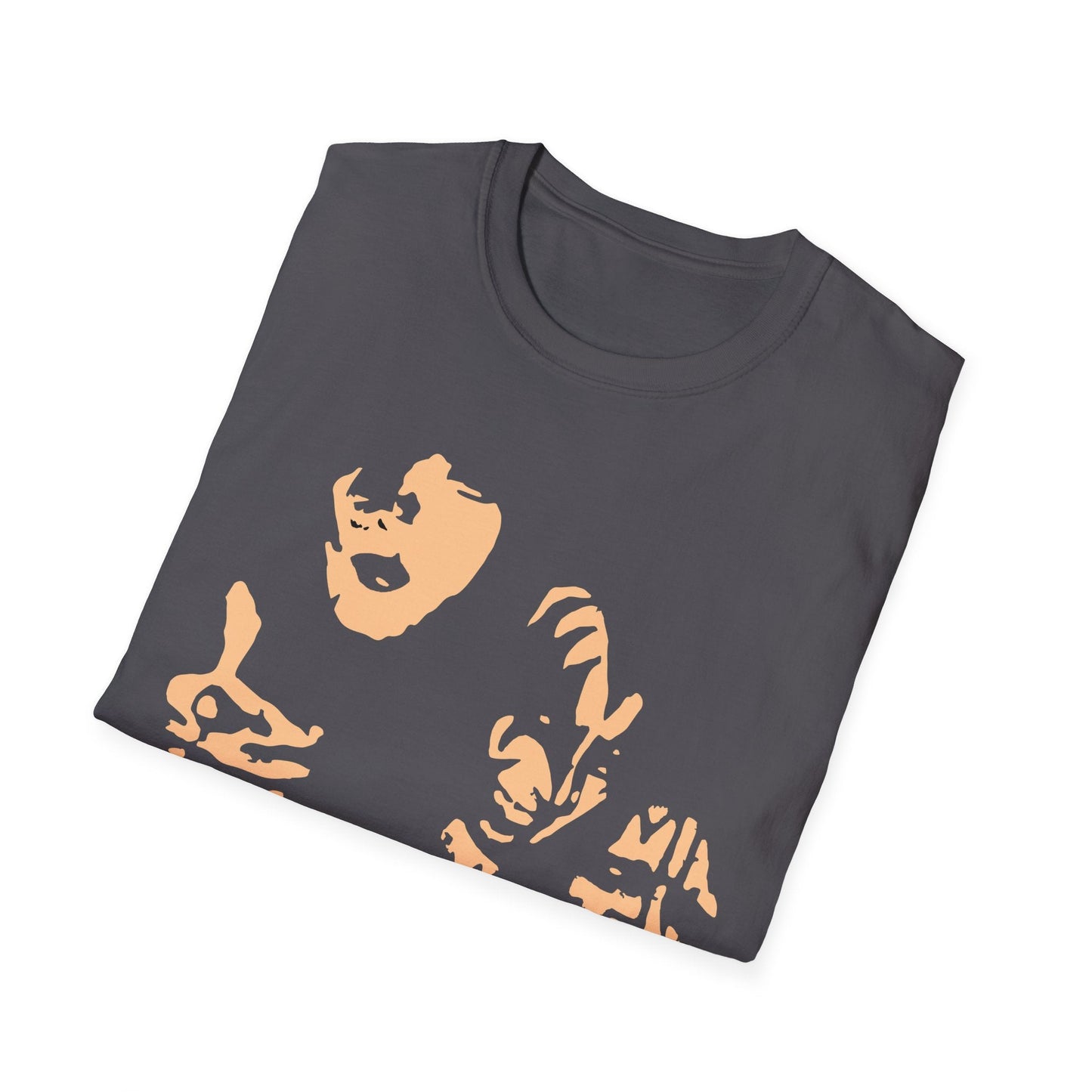 Vintage Rock Icon T-Shirt | Classic Band Graphic Tee | Unisex Softstyle Rock & Roll Apparel - That Should Be on a T-Shirt