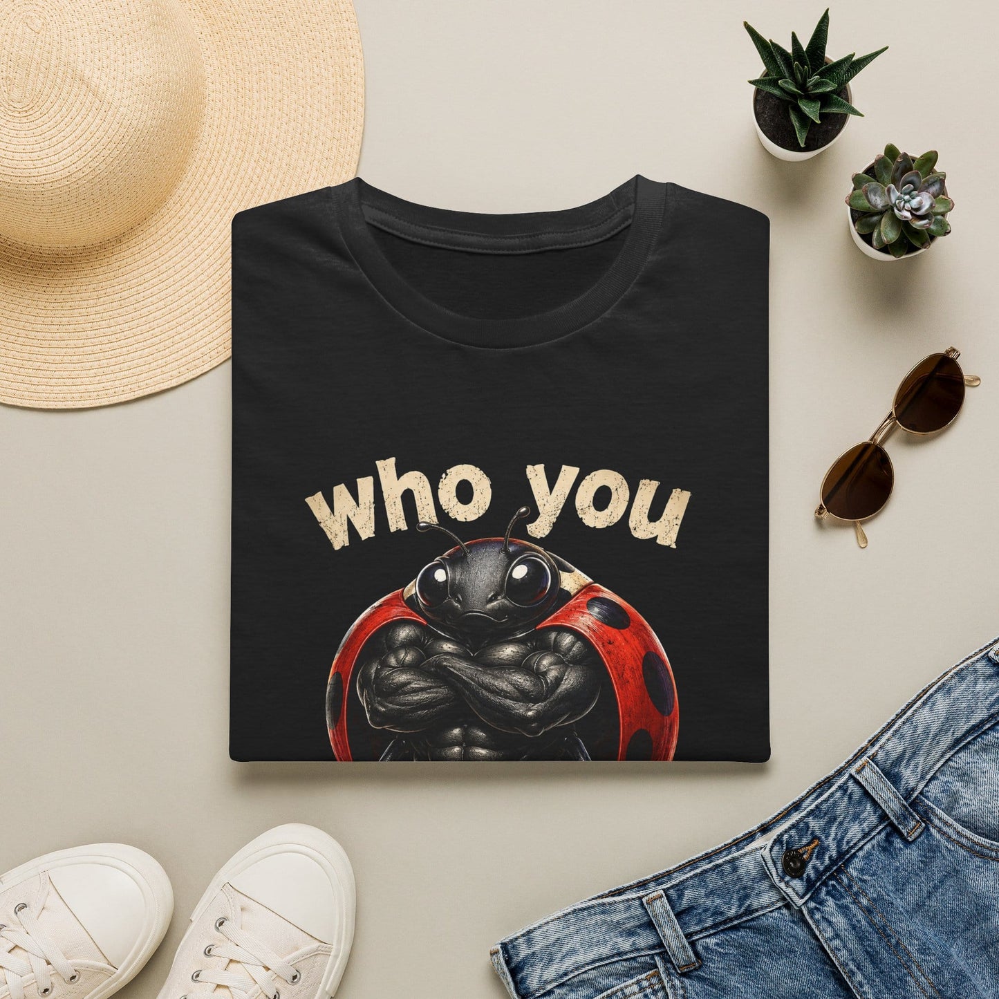 Who You Callin' Lady? Ladybug Graphic T-Shirt