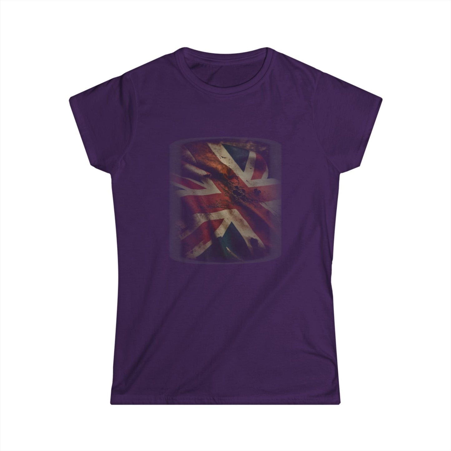Vintage Union Jack Distressed Graphic Tee – Heritage Streetwear Women’s T-Shirt
