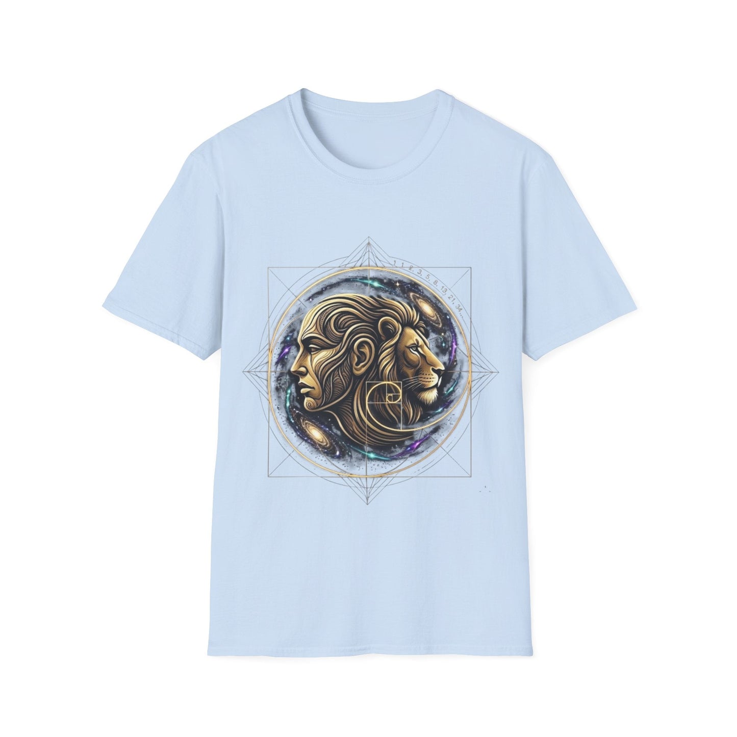 Golden Ratio Lion & Human T-Shirt - Fibonacci Sequence Sacred Geometry Tee - That Should Be on a T-Shirt