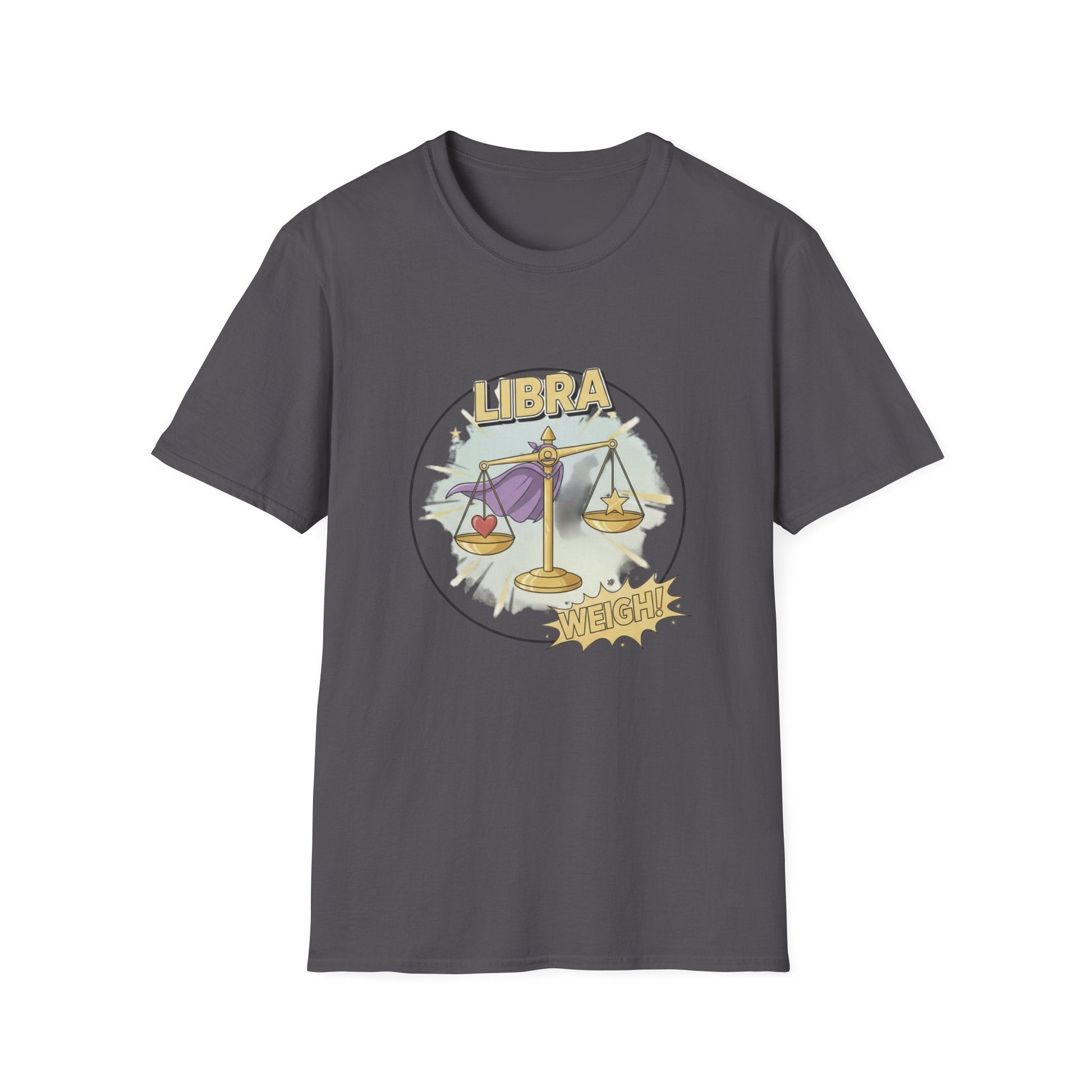 Libra Cartoon Zodiac  Tee — Vintage Globe Adventure Shirt - That Should Be on a T-Shirt