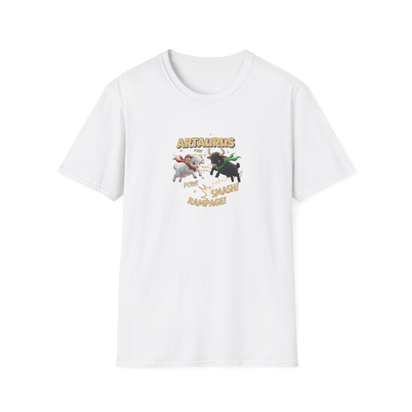 Artaurus “Rampage!” T-Shirt – Aries Taurus Cusp Zodiac Mashup Tee - That Should Be on a T-Shirt